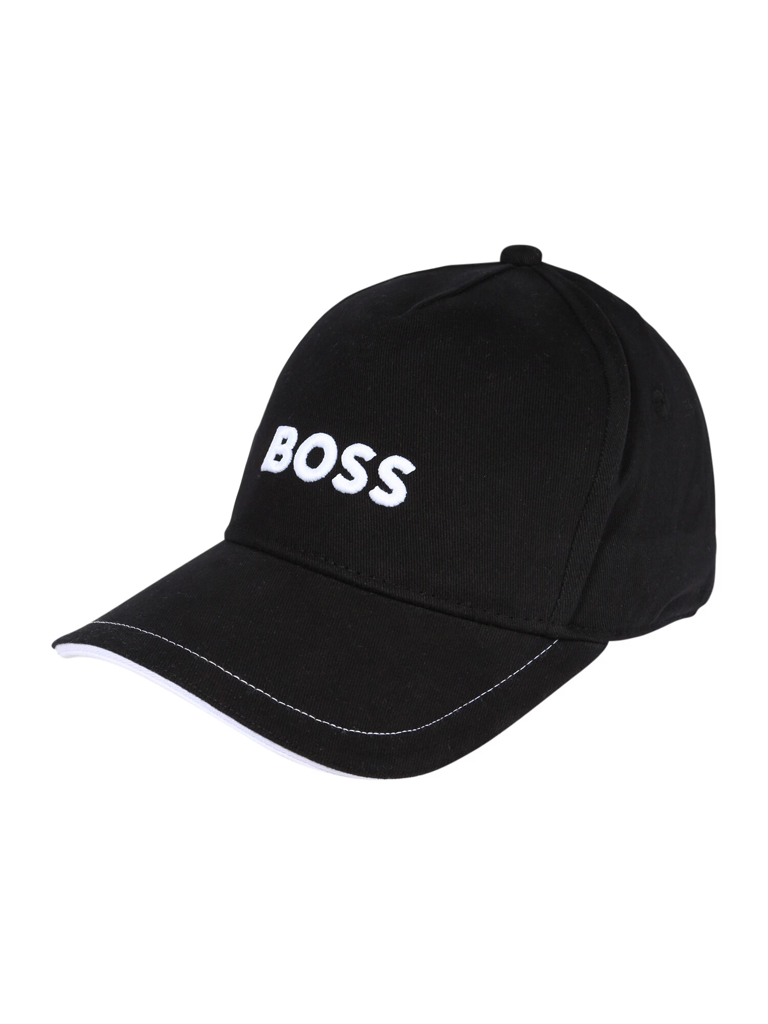 BOSS Kidswear Kapa črna / bela - Pepit.si