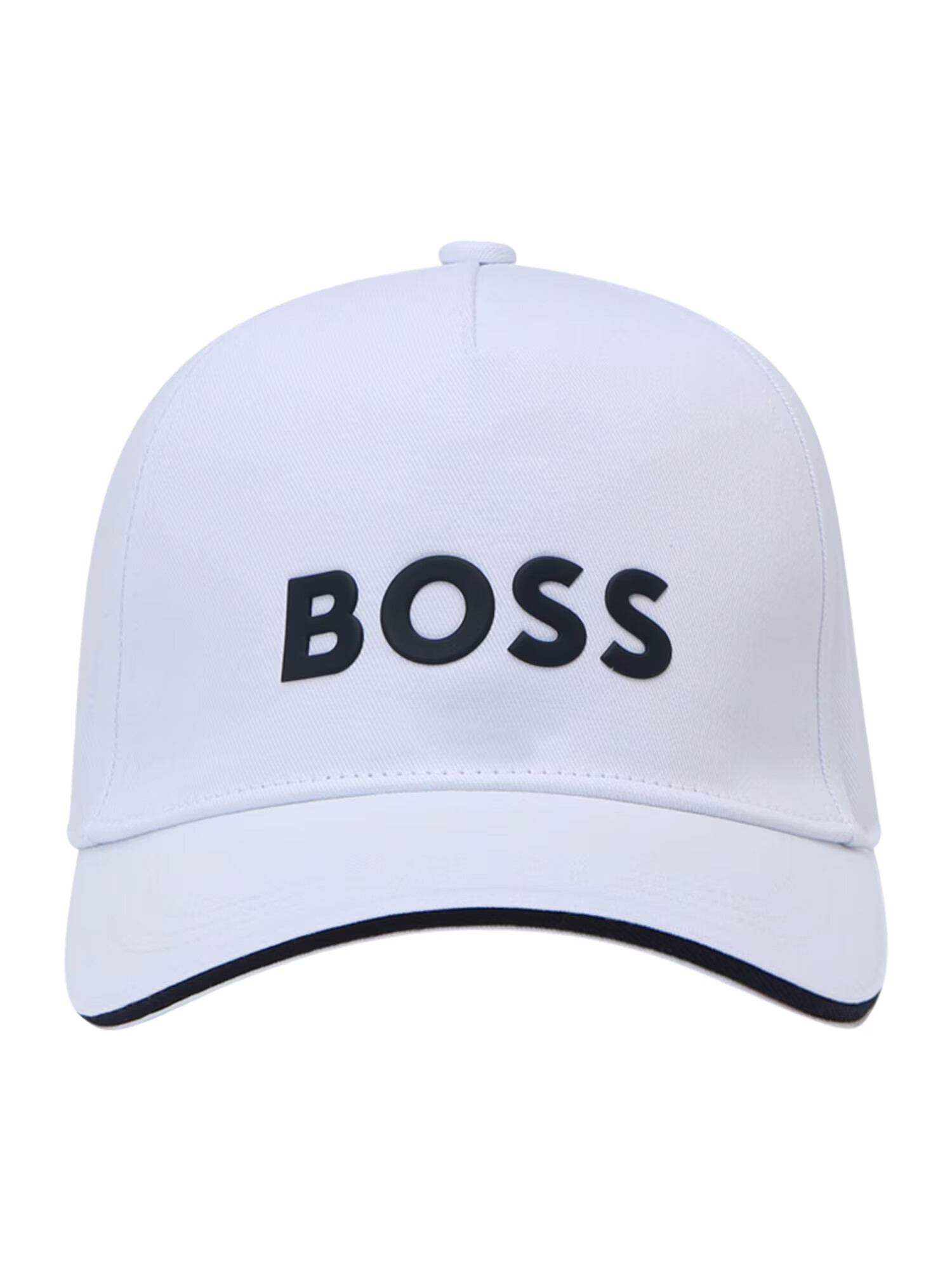 BOSS Kidswear Kapa črna / bela - Pepit.si