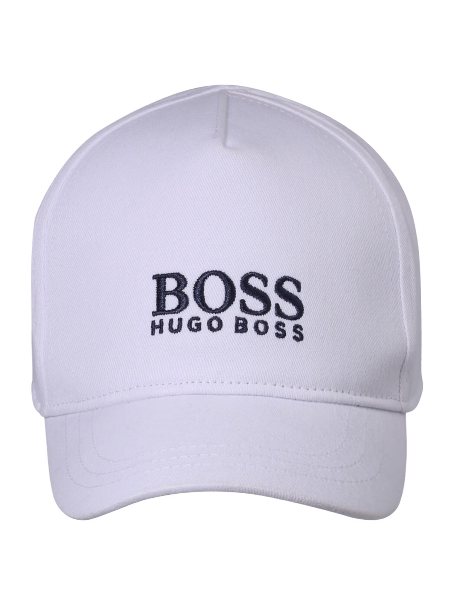 BOSS Kidswear Kapa off-bela / mornarska - Pepit.si