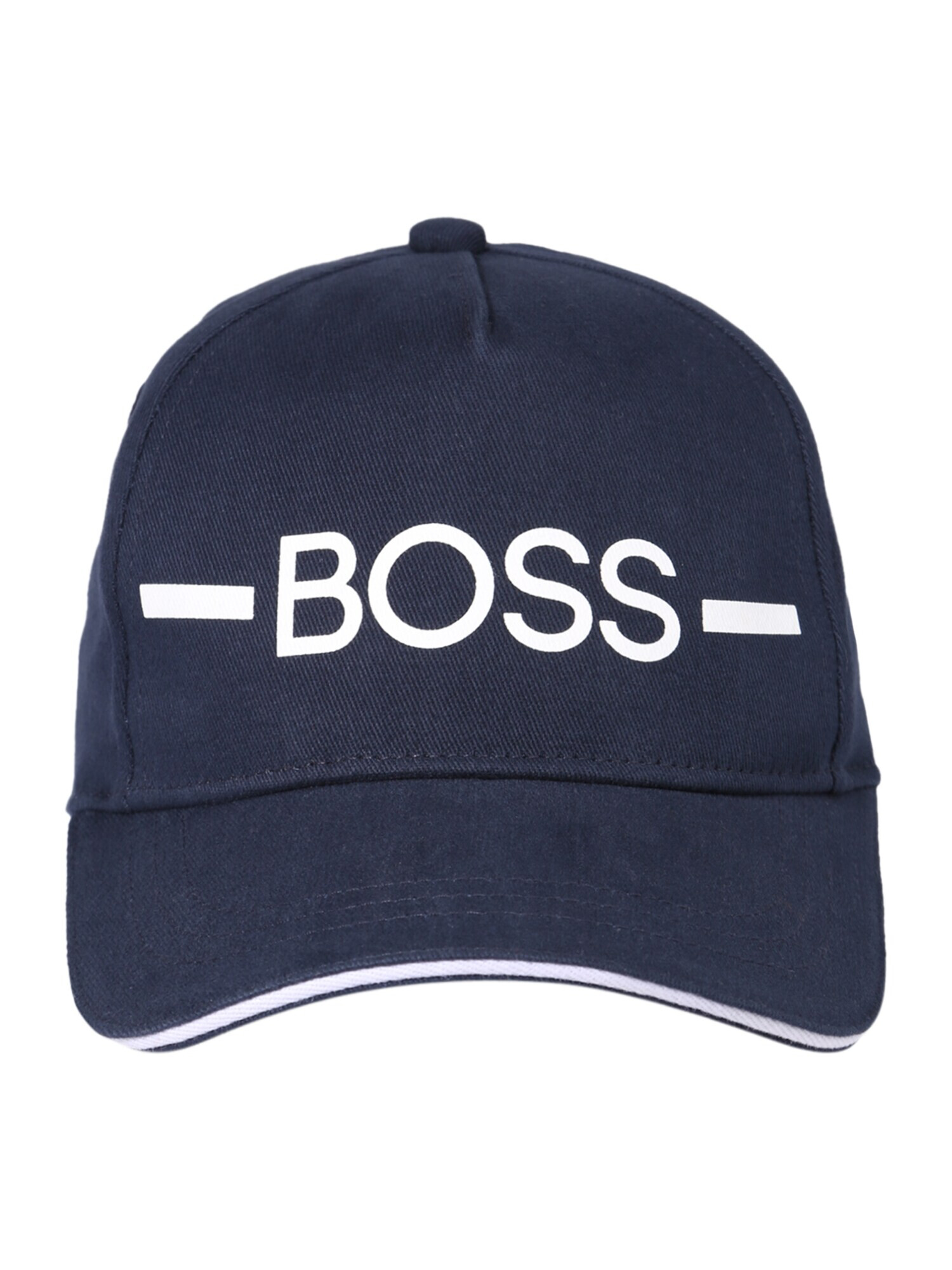 BOSS Kidswear Kapa ultra mornarsko modra / bela - Pepit.si