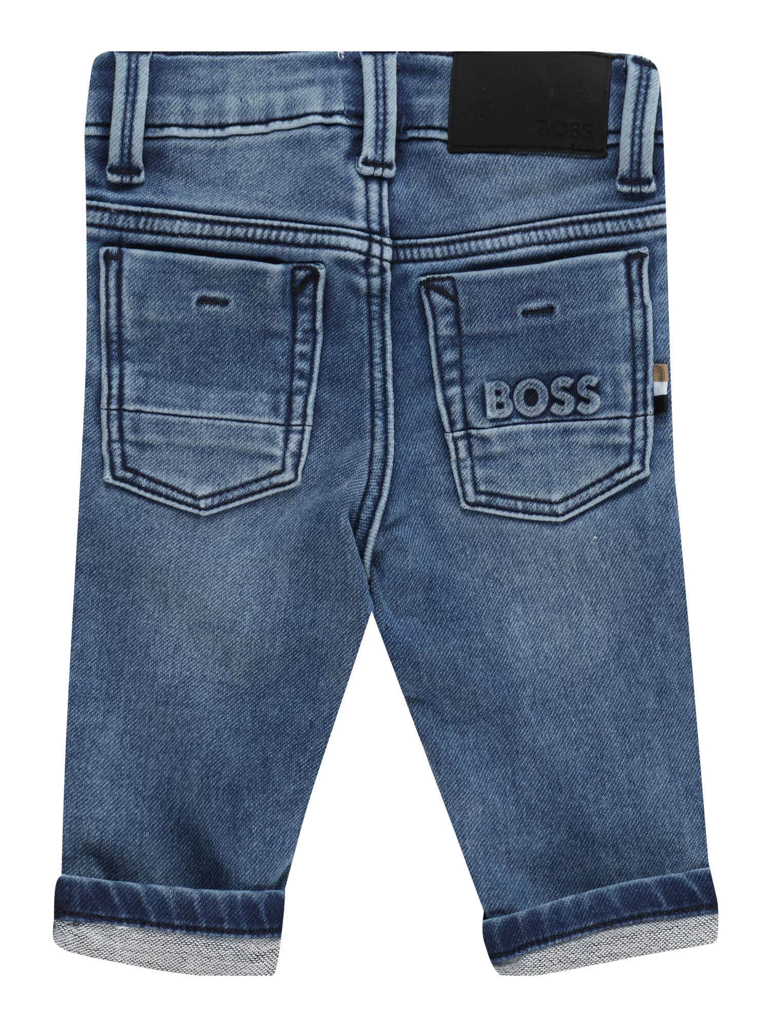 BOSS Kidswear Kavbojke temno modra - Pepit.si