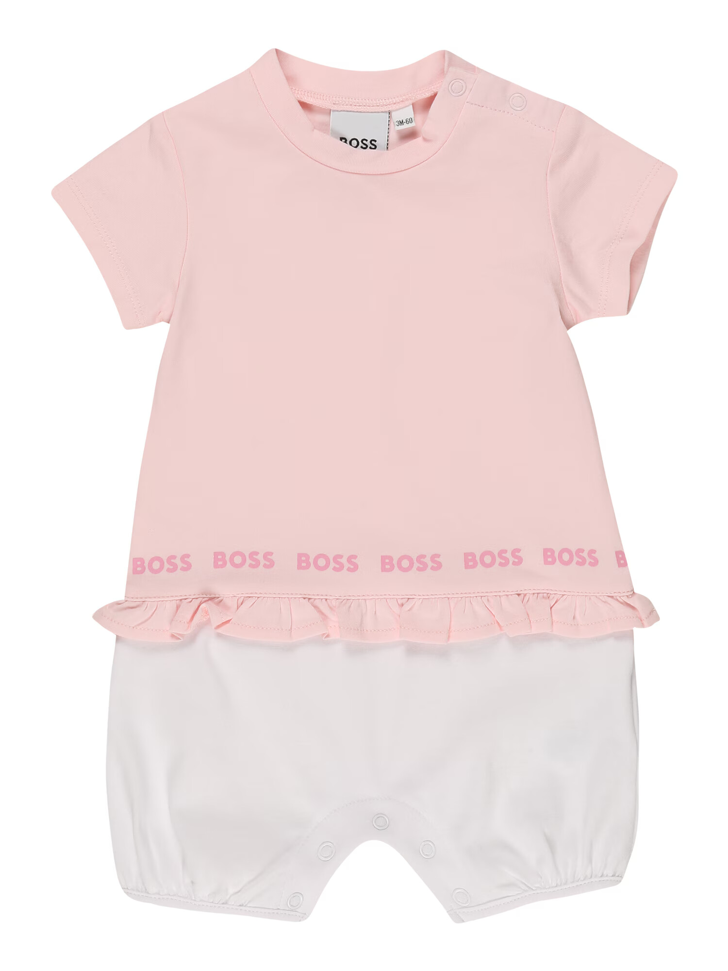 BOSS Kidswear Kombinezon roza / roza / bela - Pepit.si