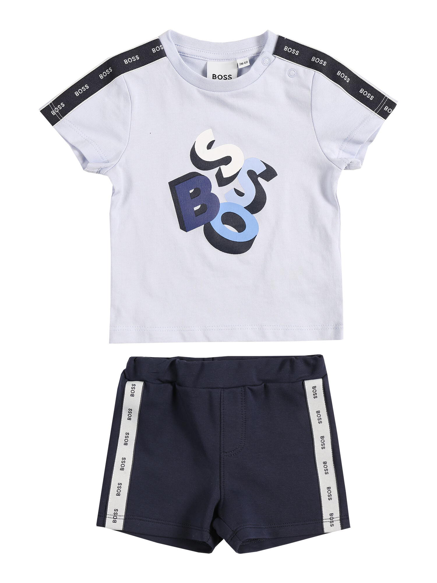 BOSS Kidswear Komplet nočno modra / azur / bela / črna / svetlo modra - Pepit.si