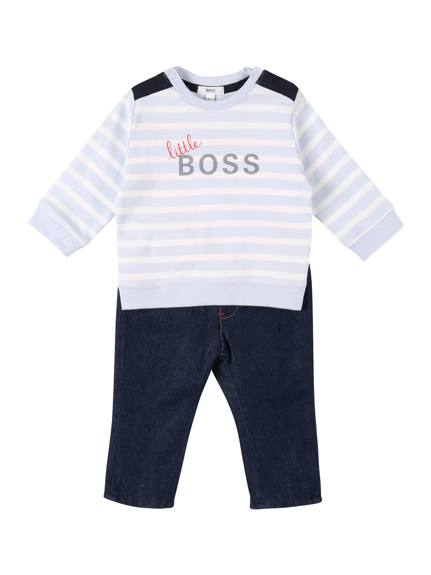 BOSS Kidswear Komplet svetlo modra / temno modra / bela / rdeča - Pepit.si