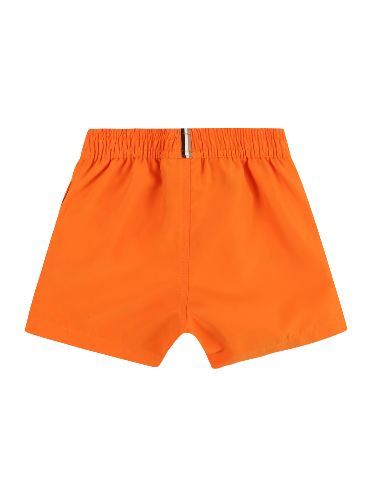 BOSS Kidswear Kratke kopalne hlače mandarina / bela - Pepit.si