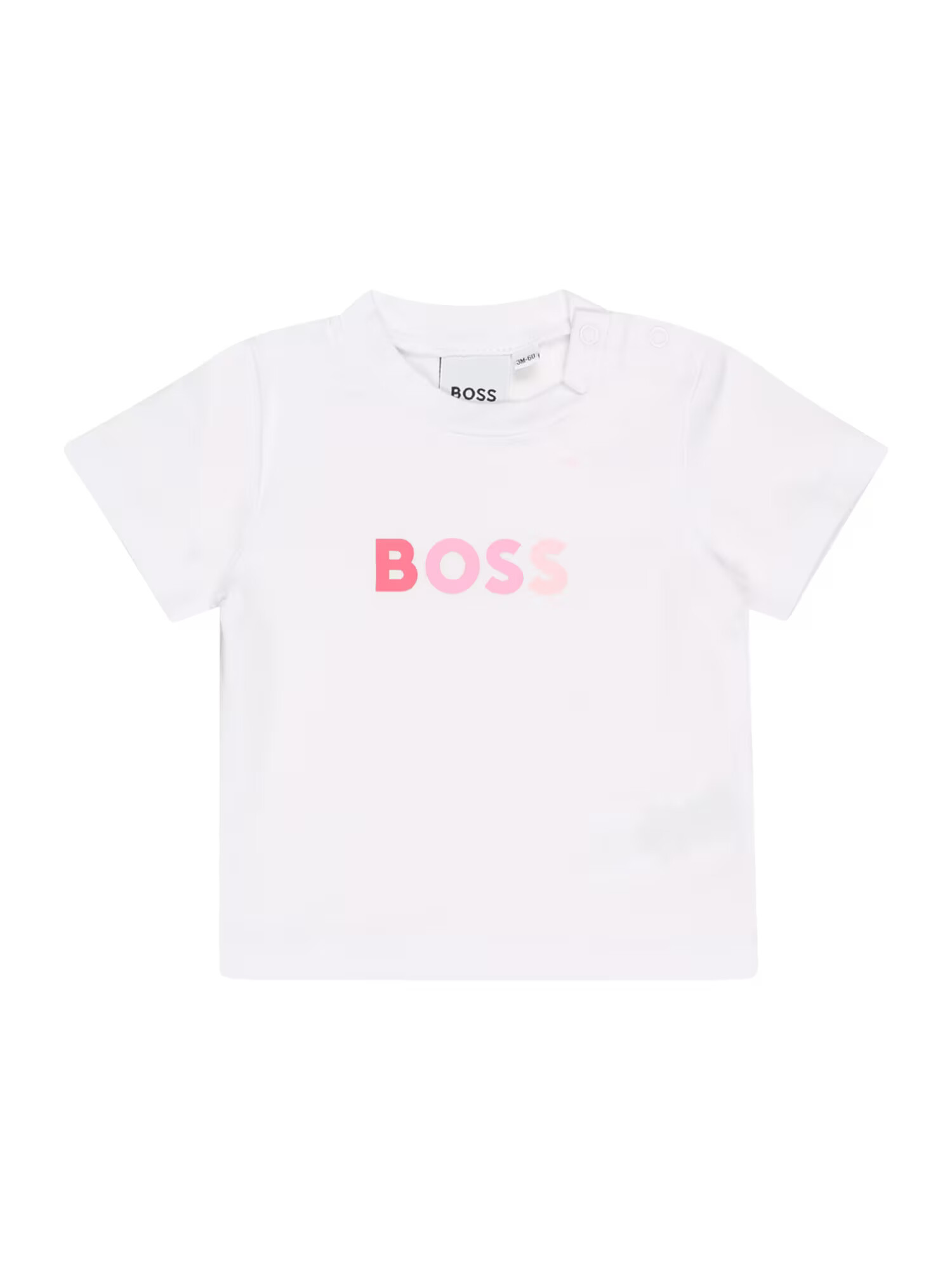 BOSS Kidswear Majica bela / roza / svetlo lila / roza - Pepit.si