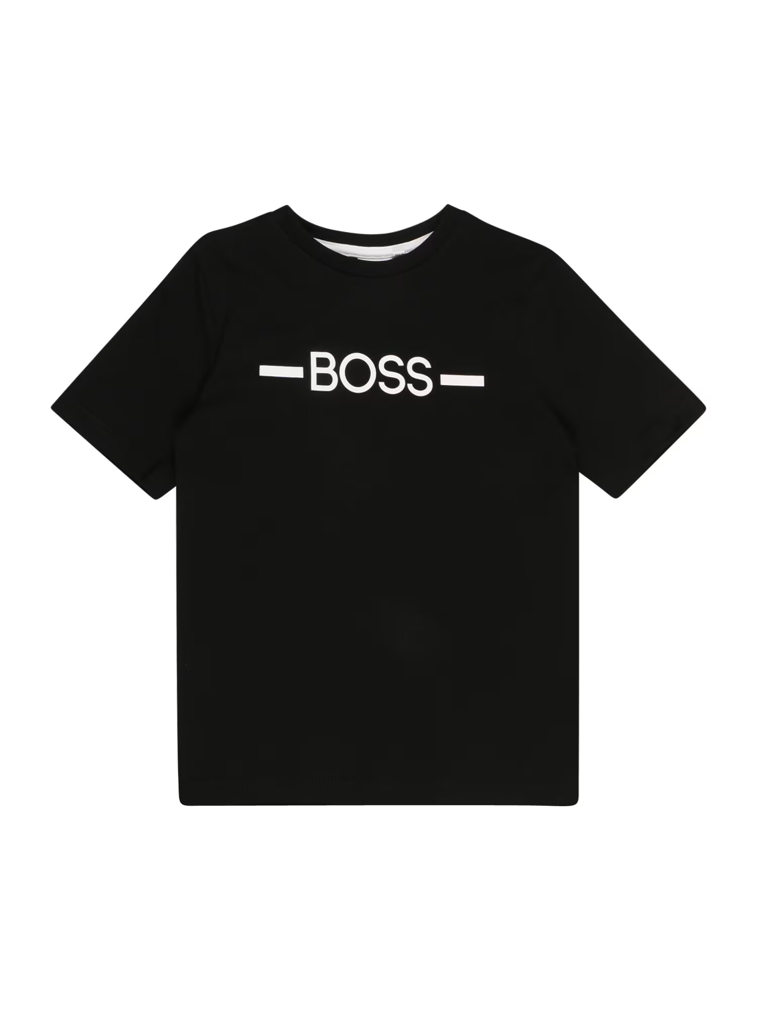 BOSS Kidswear Majica črna / bela - Pepit.si