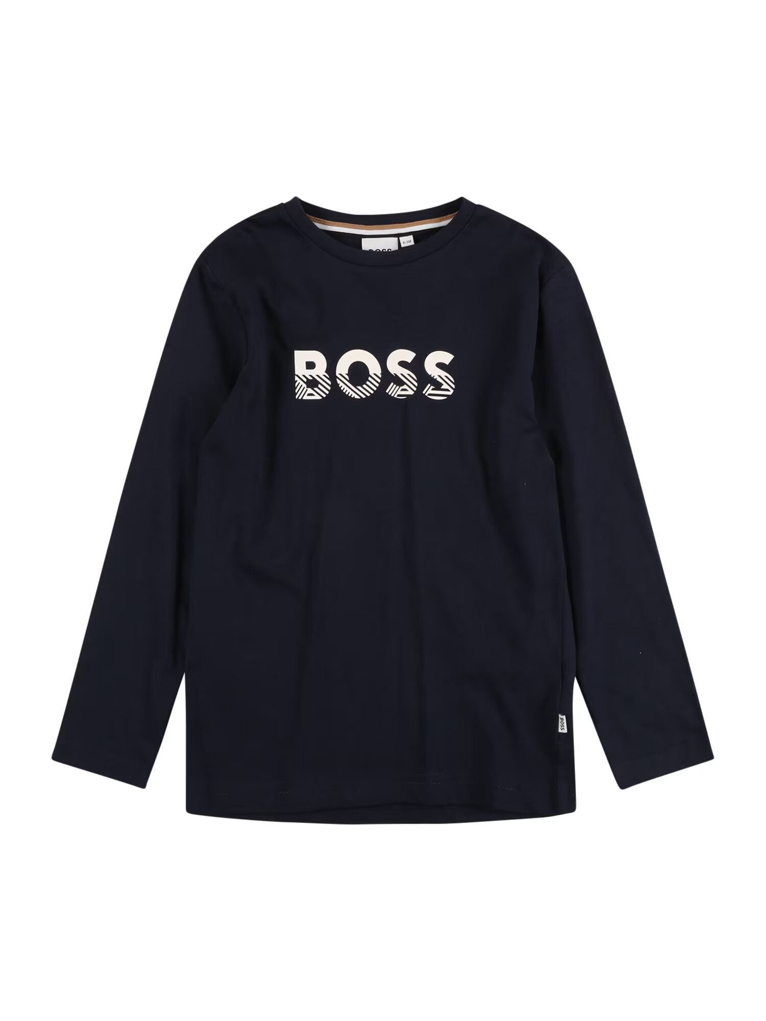 BOSS Kidswear Majica mornarska / off-bela - Pepit.si