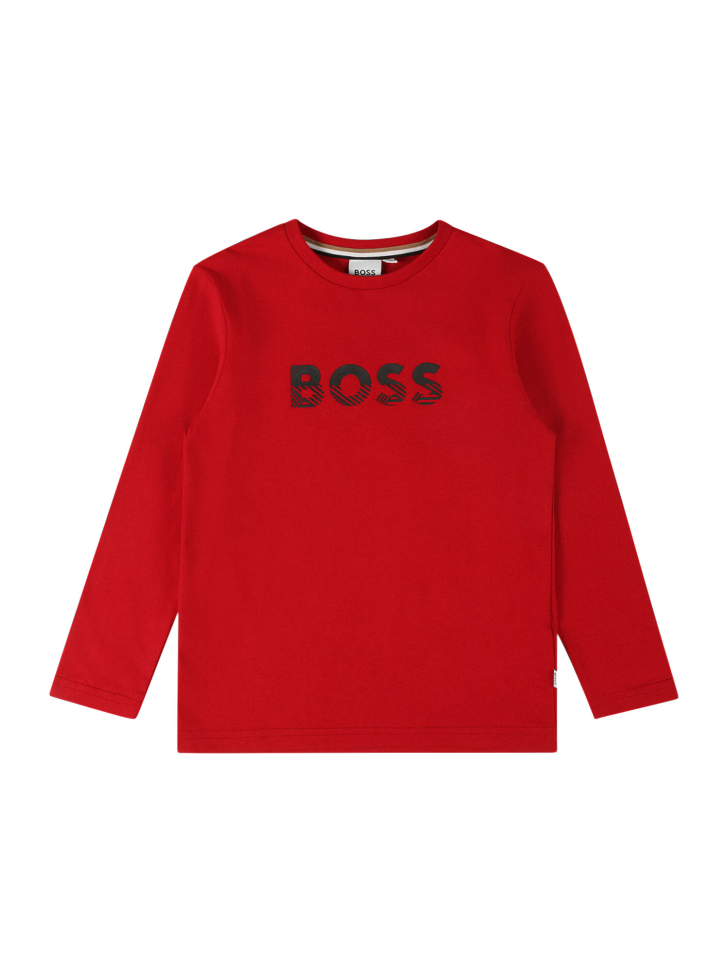 BOSS Kidswear Majica rdeča / črna - Pepit.si