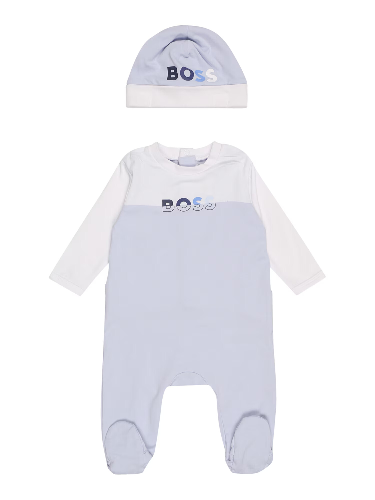 BOSS Kidswear Set perila opal / bela - Pepit.si