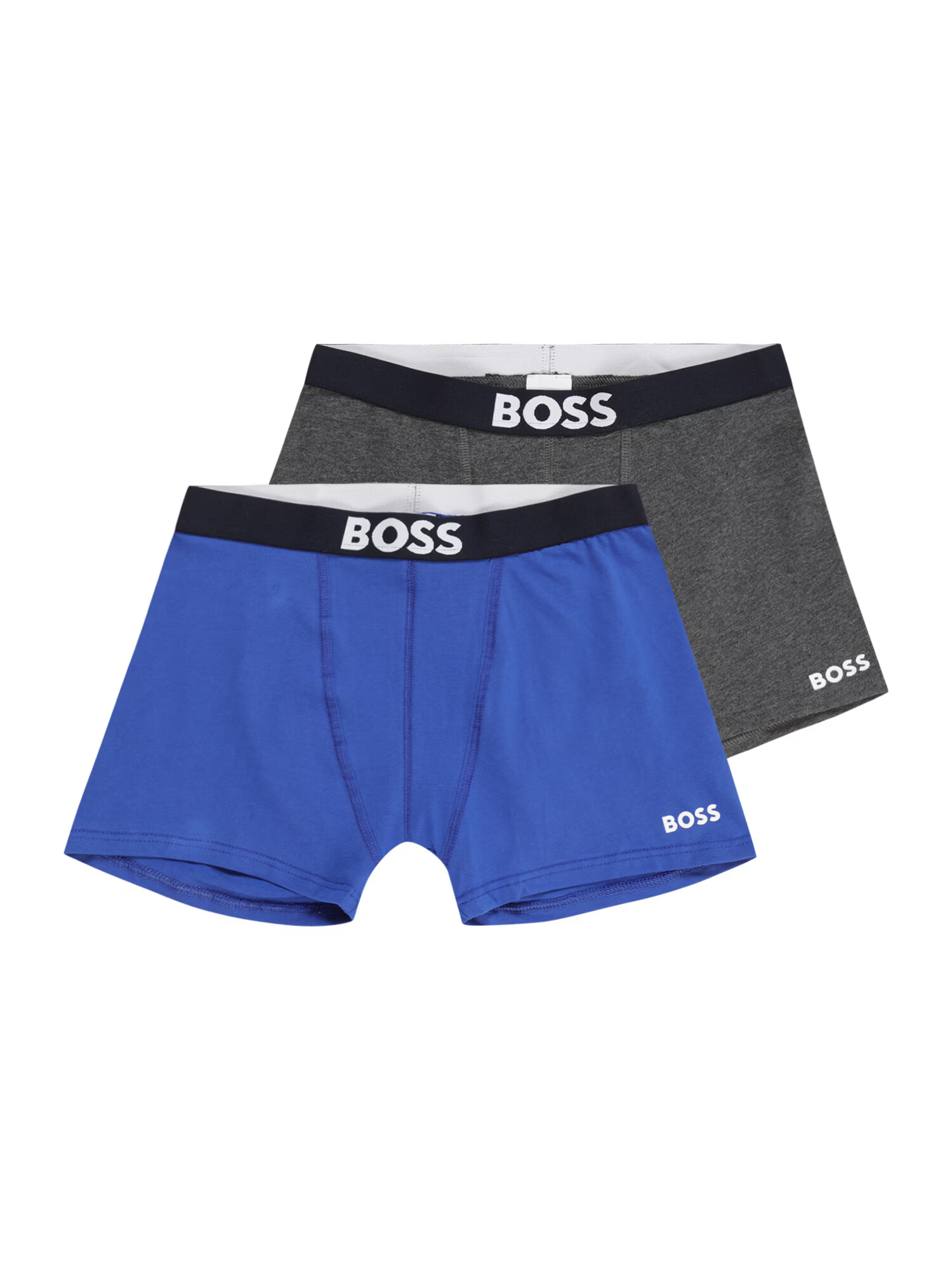 BOSS Kidswear Spodnjice kobalt modra / temno siva / črna / bela - Pepit.si