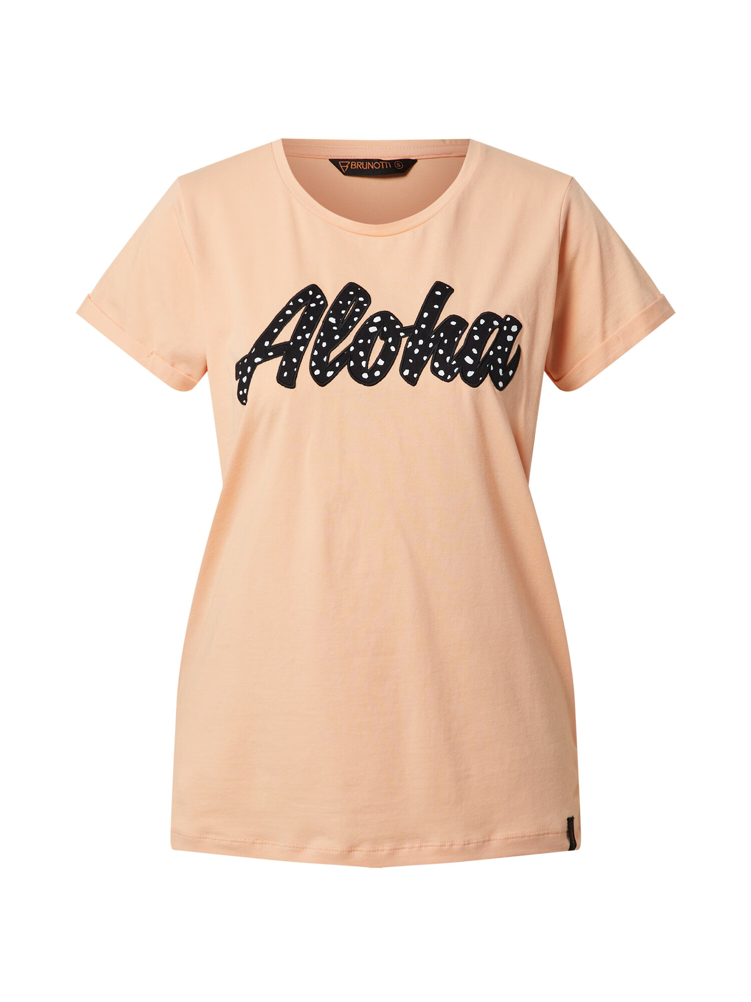 BRUNOTTI T-Shirt 'Oulinas Aloha' breskev / bela / črna - Pepit.si