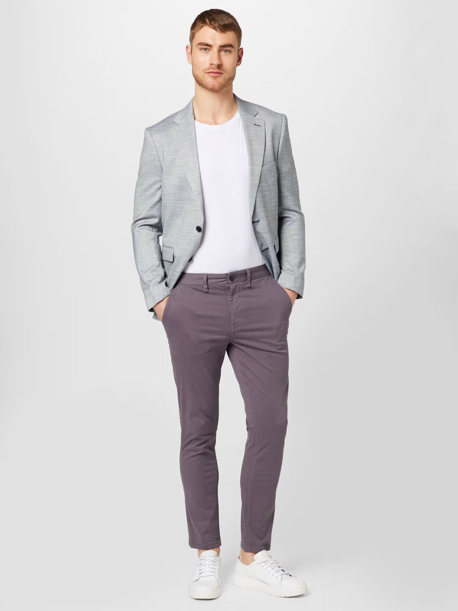 BURTON MENSWEAR LONDON Chino hlače temno siva - Pepit.si