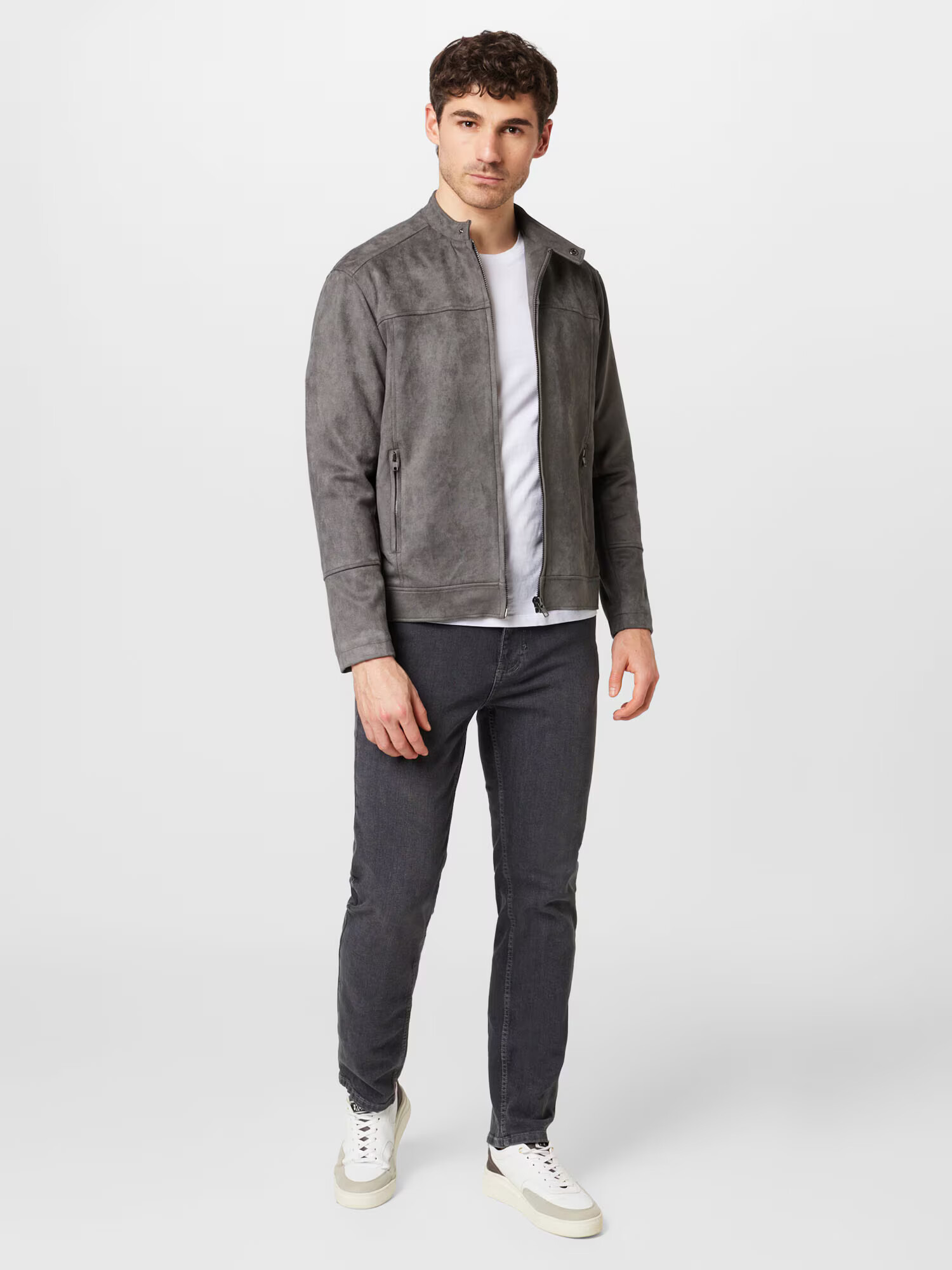 BURTON MENSWEAR LONDON Kavbojke siv denim - Pepit.si