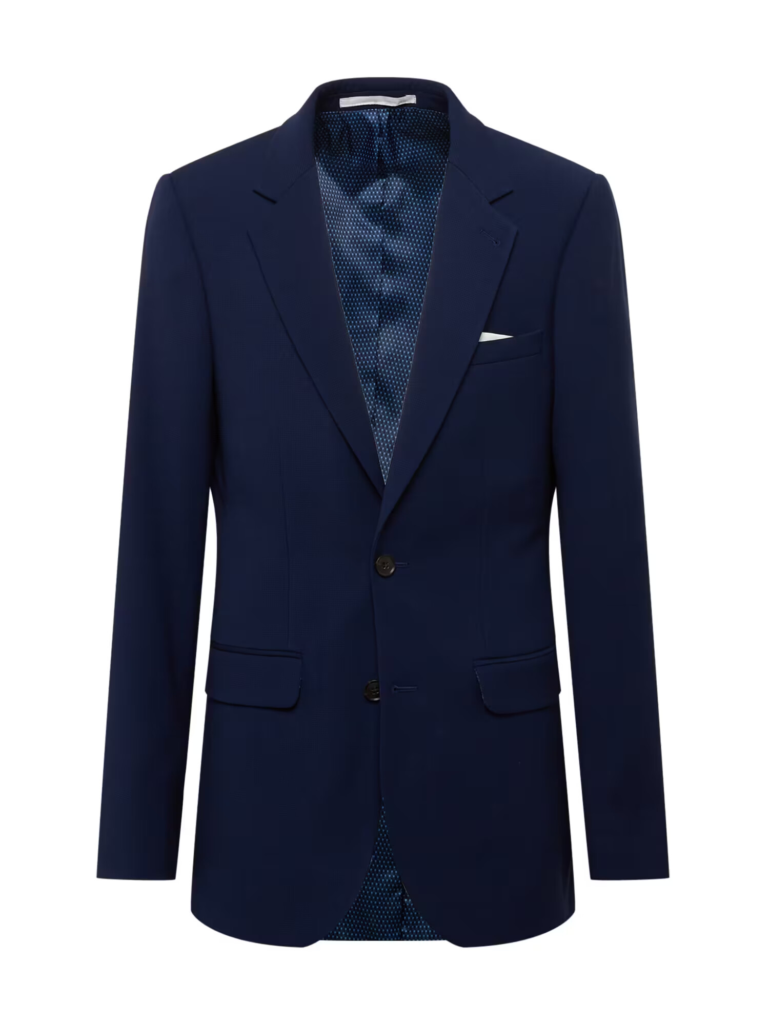 BURTON MENSWEAR LONDON Poslovni suknjič 'Super Skinny Blue Texture Jacket' mornarska - Pepit.si