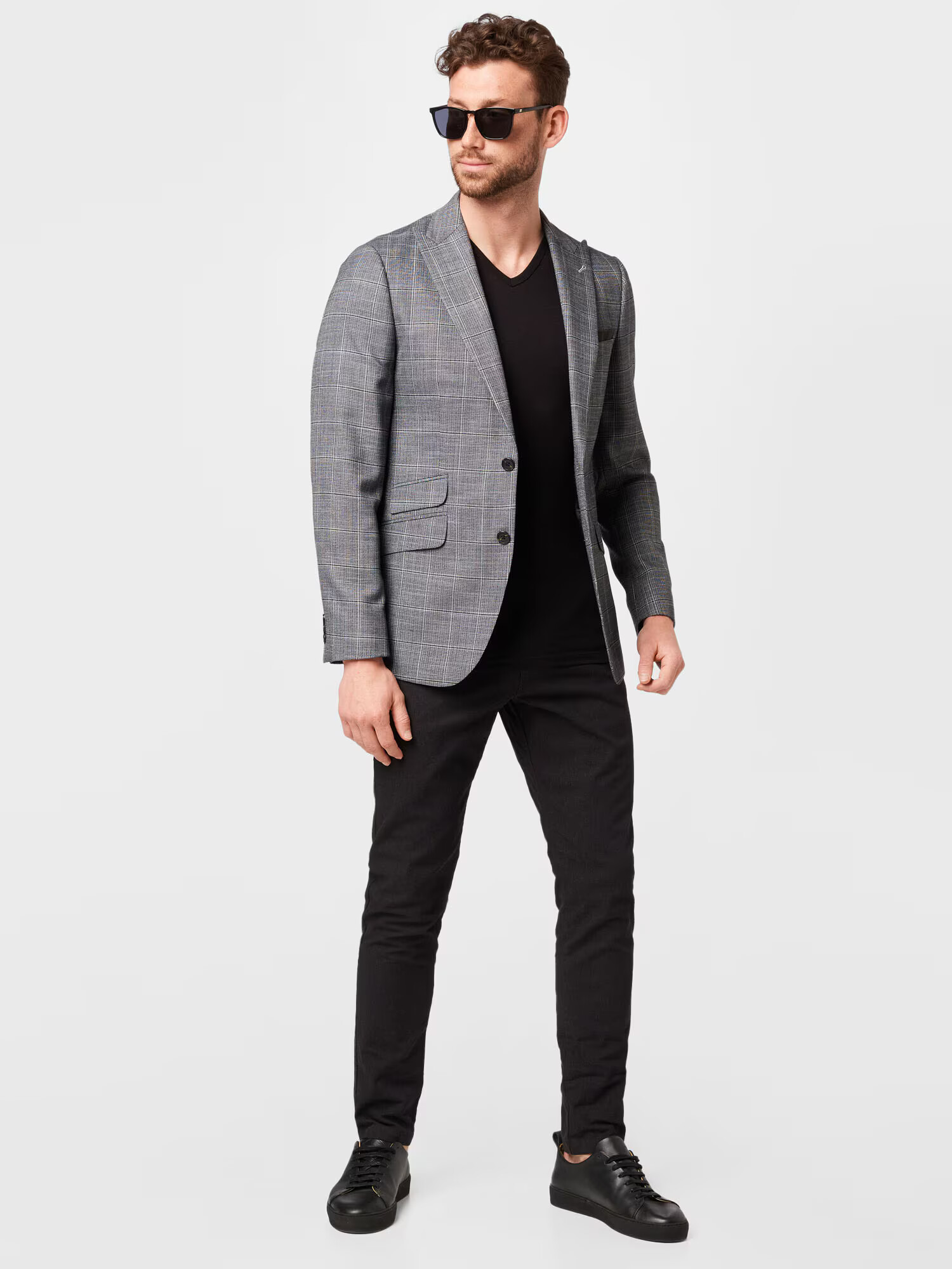 BURTON MENSWEAR LONDON Suknjič antracit / bela - Pepit.si