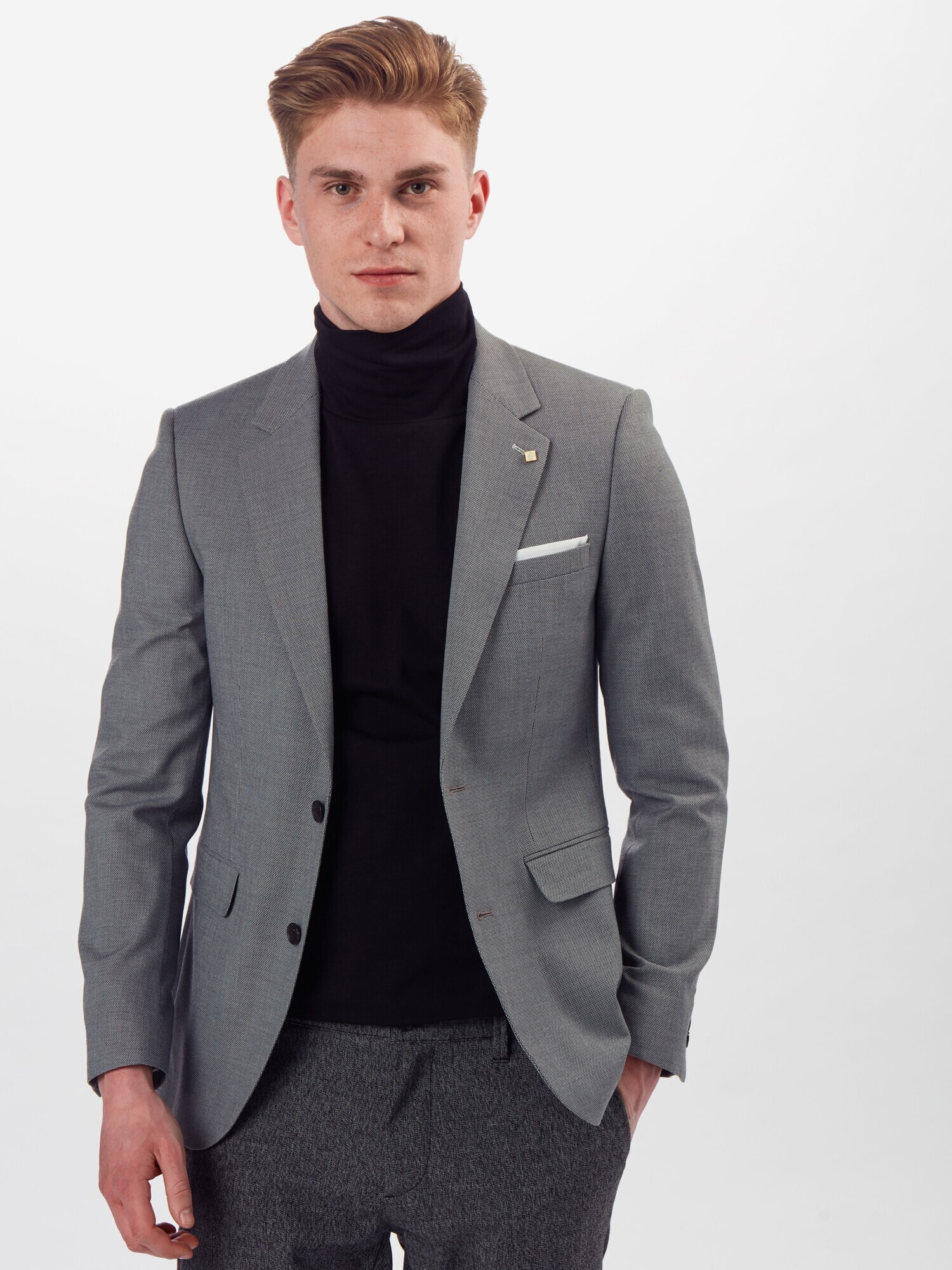 BURTON MENSWEAR LONDON Suknjič siva - Pepit.si