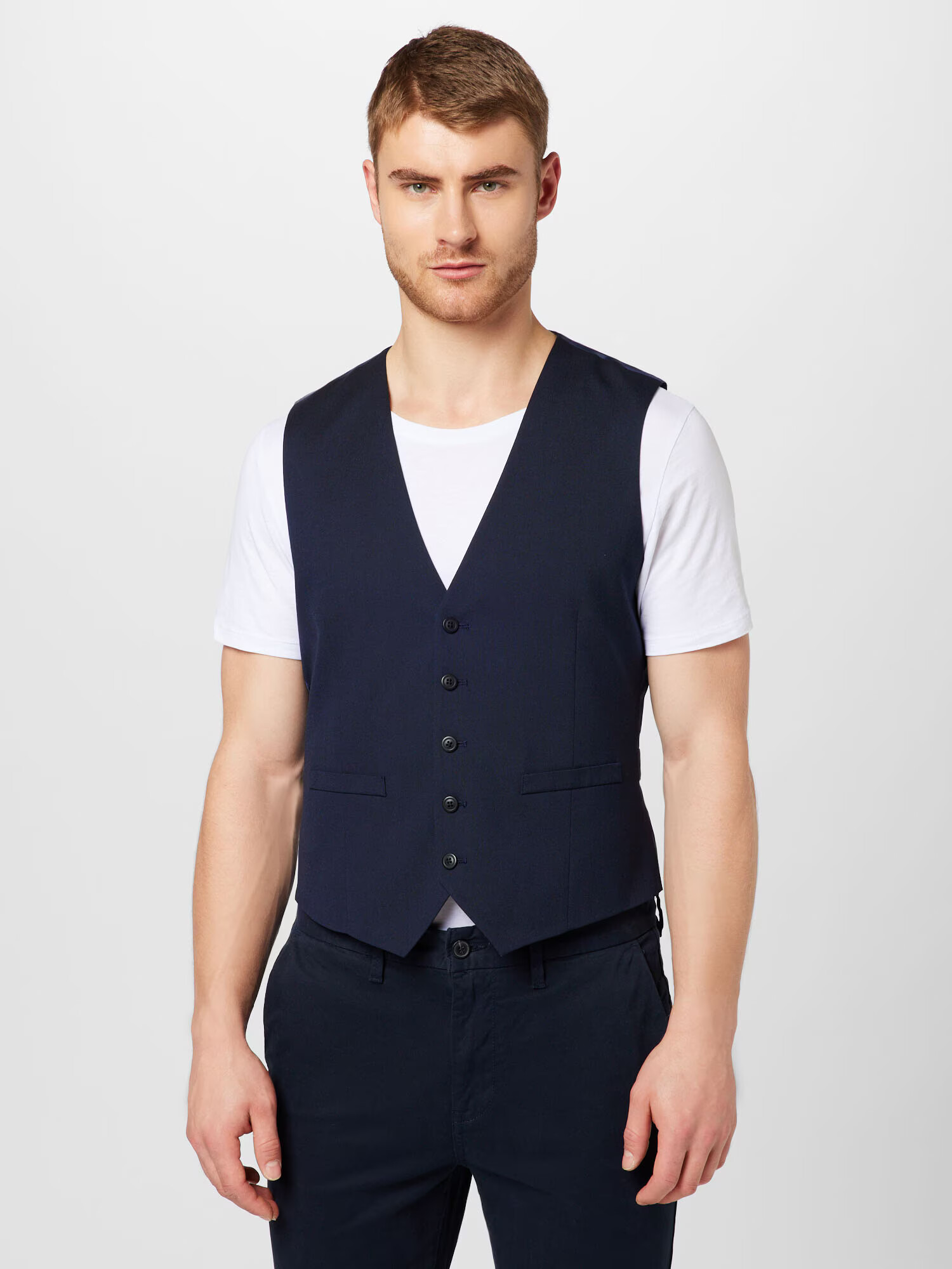 BURTON MENSWEAR LONDON Telovnik mornarska / temno modra - Pepit.si