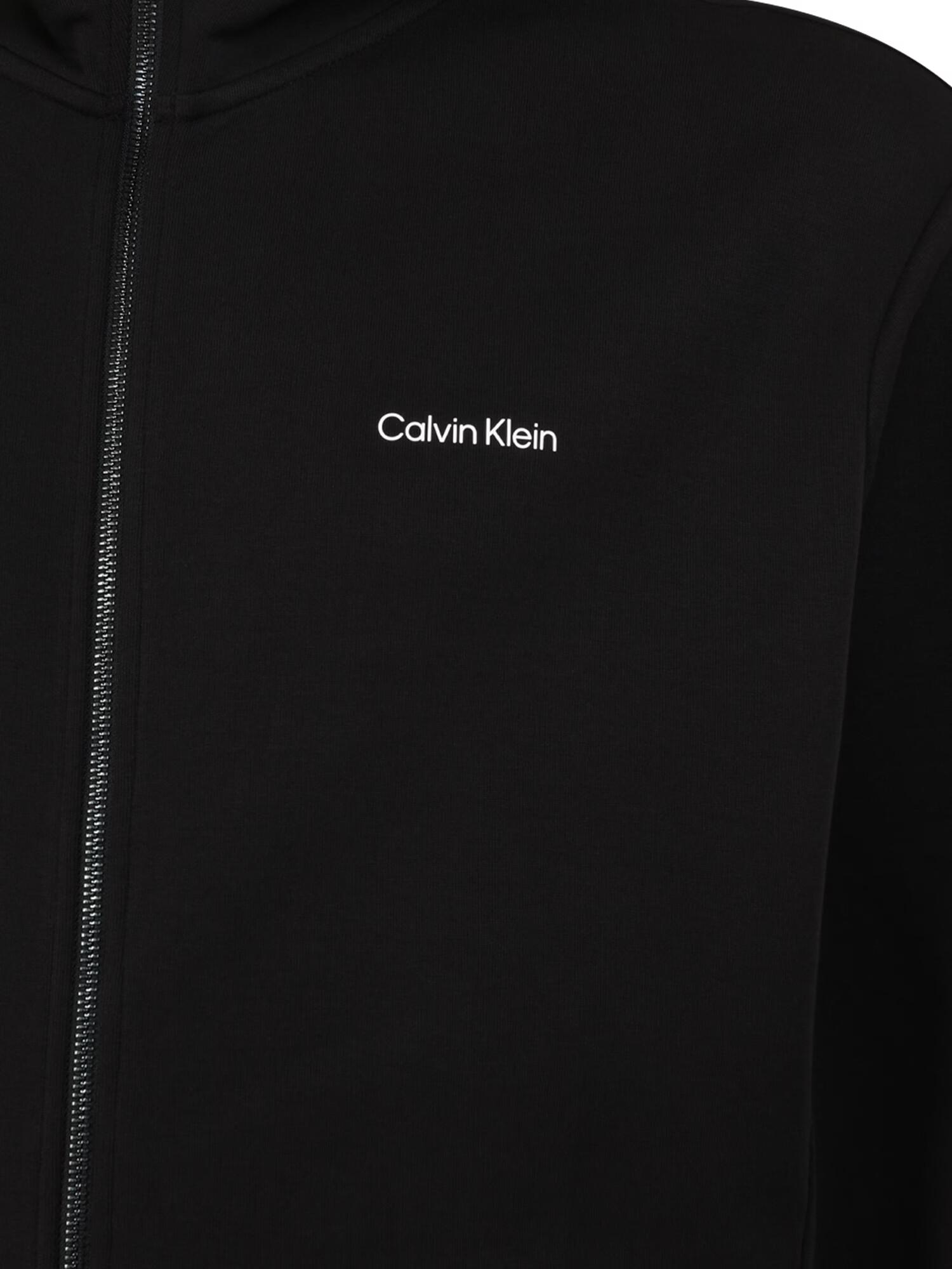 Calvin Klein Big & Tall Jopa na zadrgo črna / bela - Pepit.si