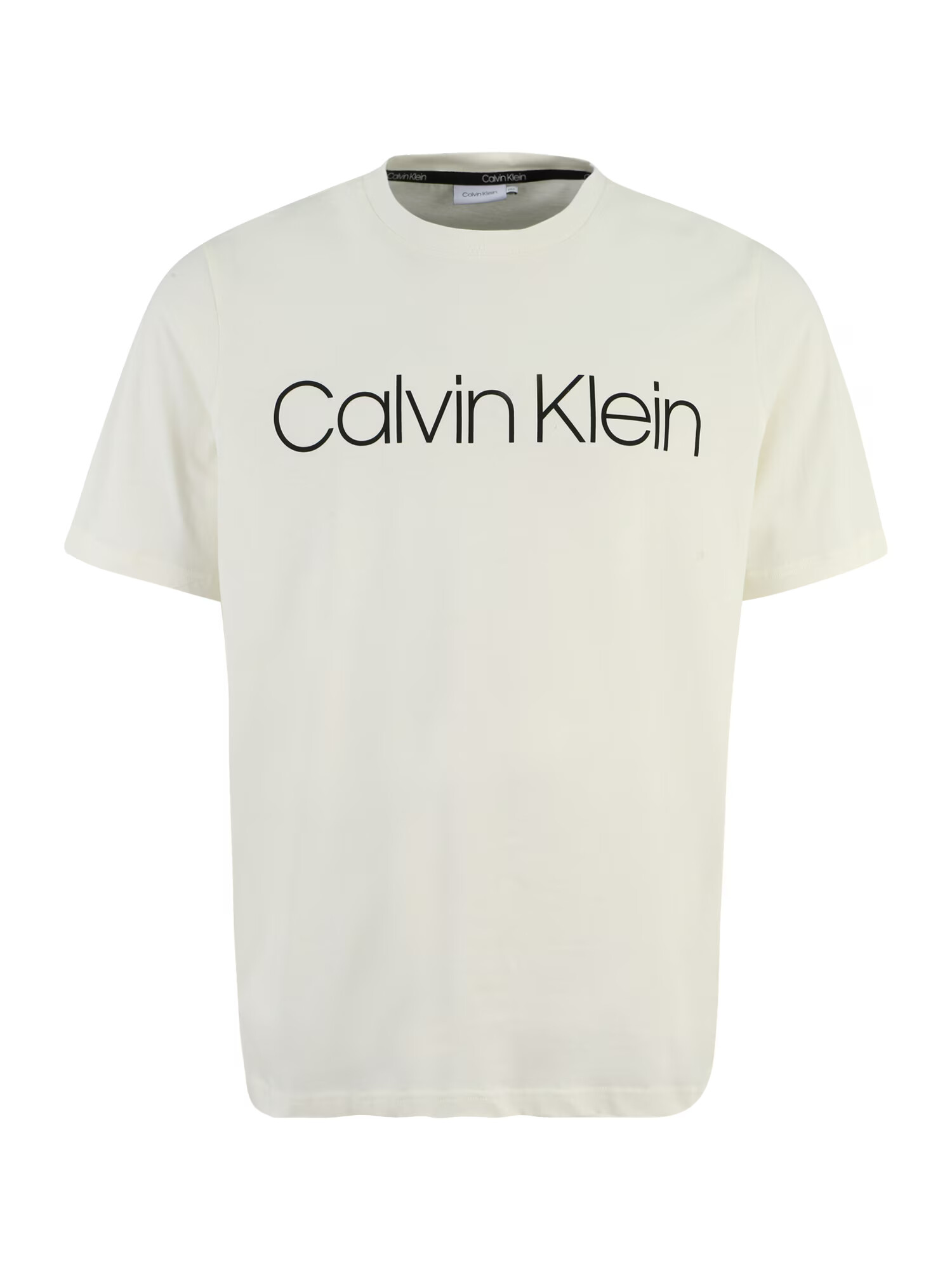 Calvin Klein Big & Tall Majica bež / črna - Pepit.si