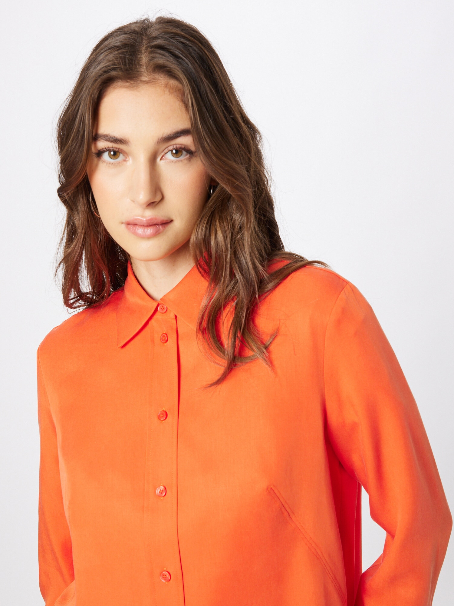 Calvin Klein Bluza oranžna - Pepit.si