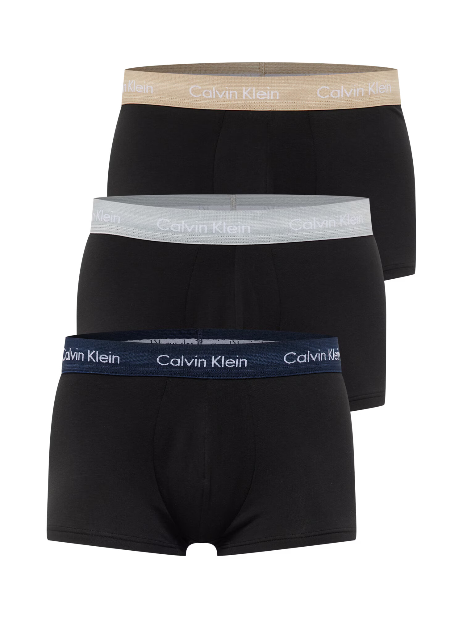 Calvin Klein Boksarice bež / modra / siva / črna - Pepit.si