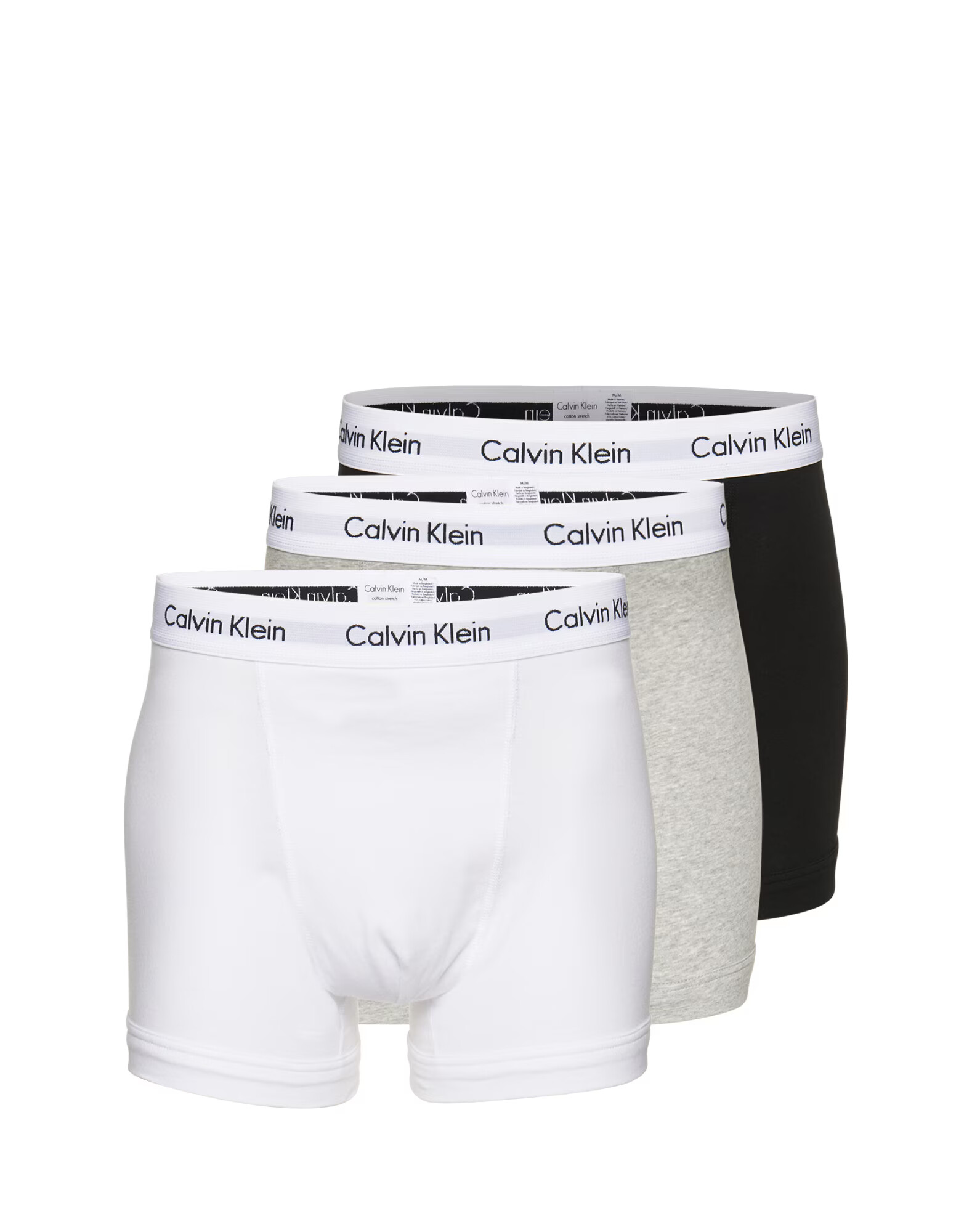 Calvin Klein Underwear Boksarice pegasto siva / črna / bela - Pepit.si