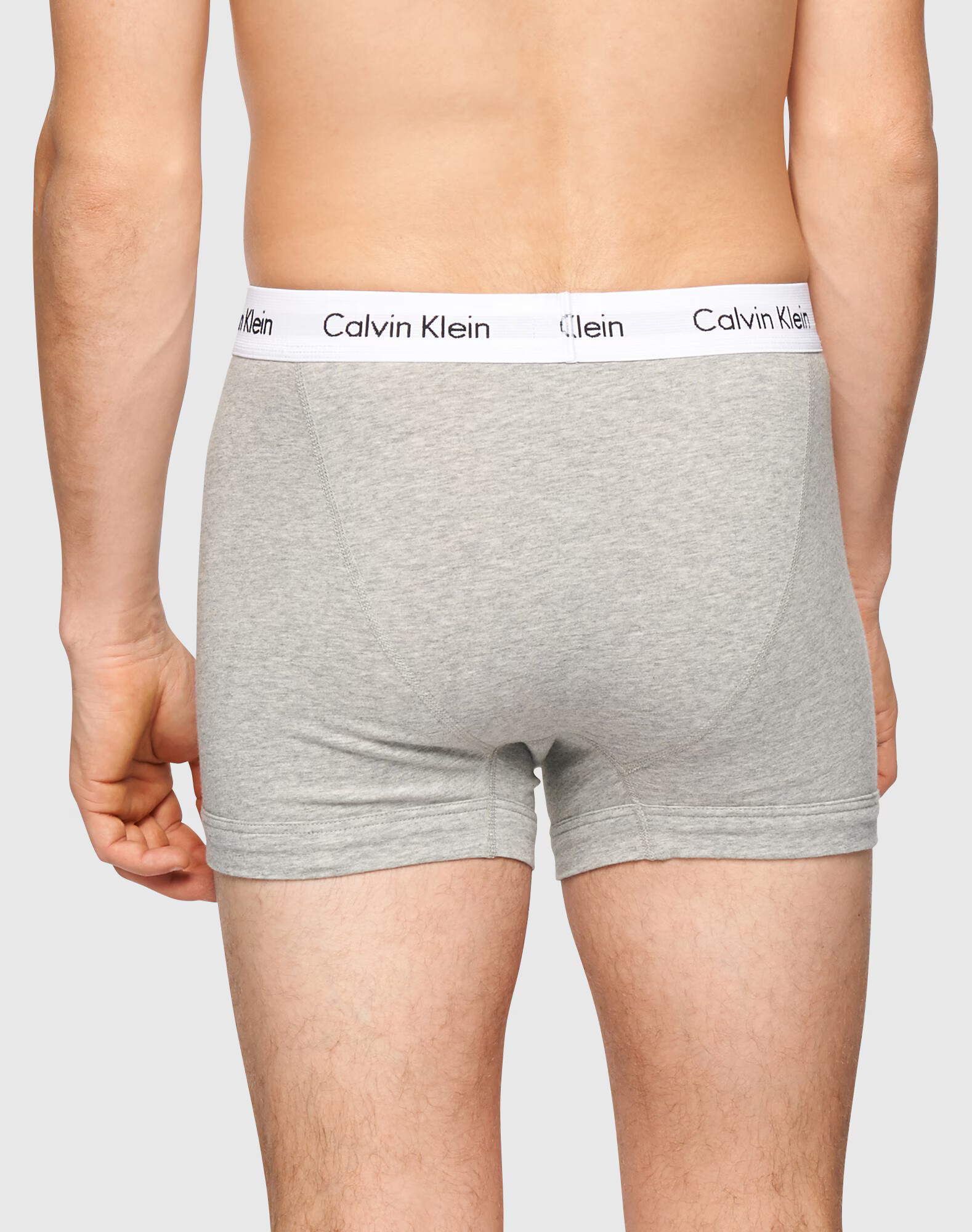 Calvin Klein Underwear Boksarice pegasto siva / črna / bela - Pepit.si