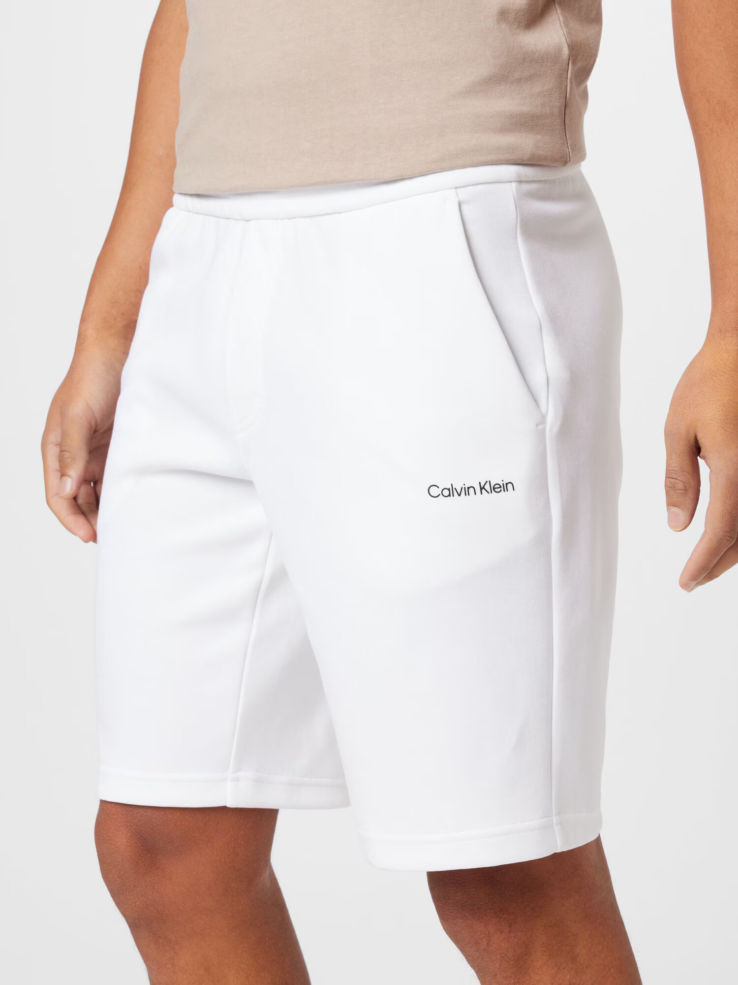 Calvin Klein Hlače črna / bela - Pepit.si