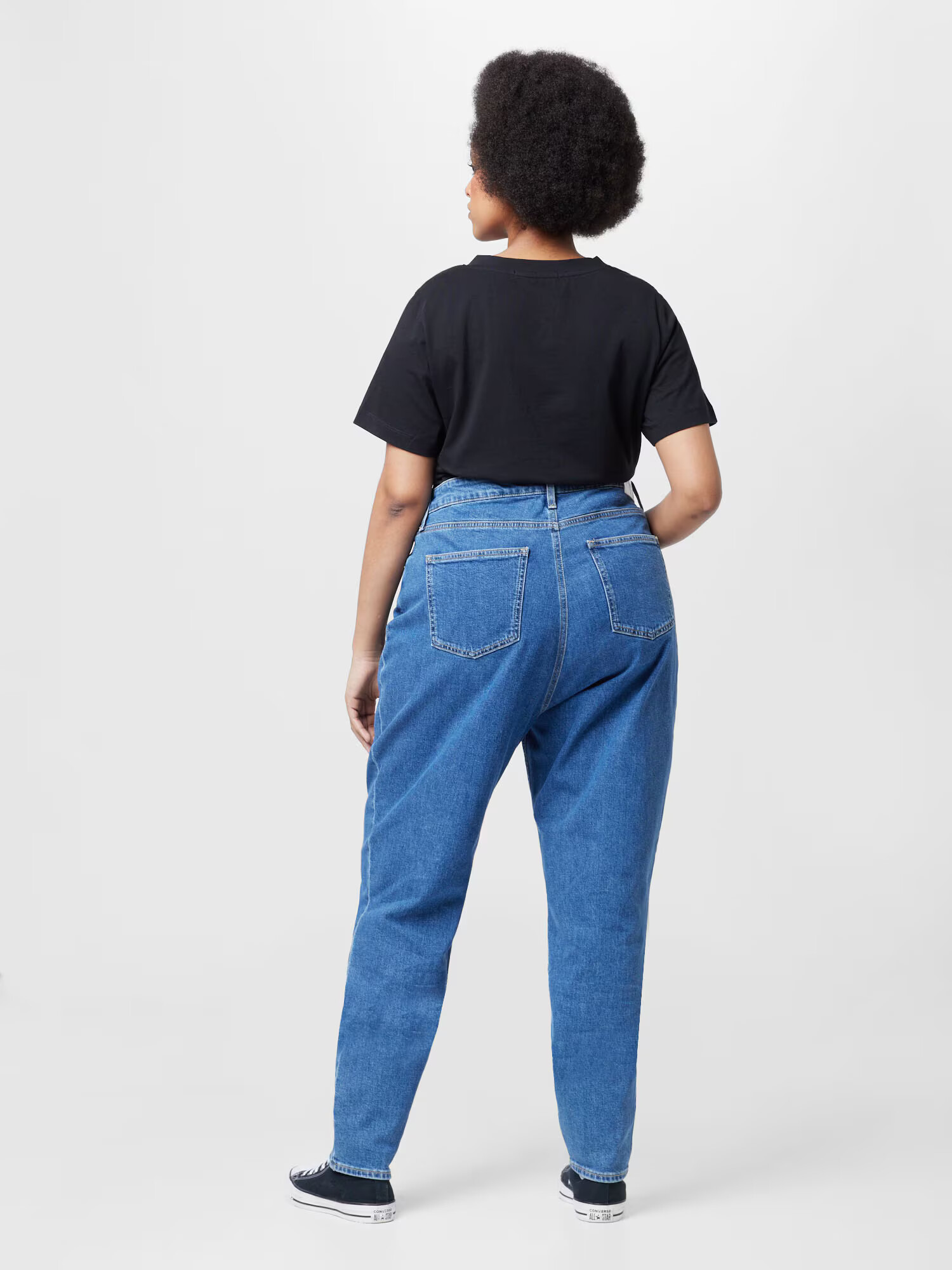 Calvin Klein Jeans Curve Kavbojke moder denim - Pepit.si