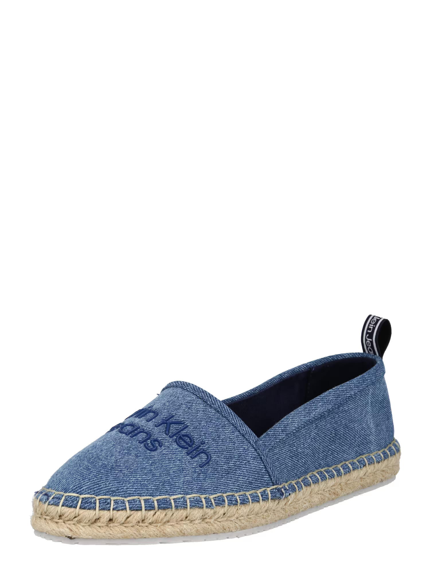 Calvin Klein Jeans Espadrile moder denim / bela - Pepit.si