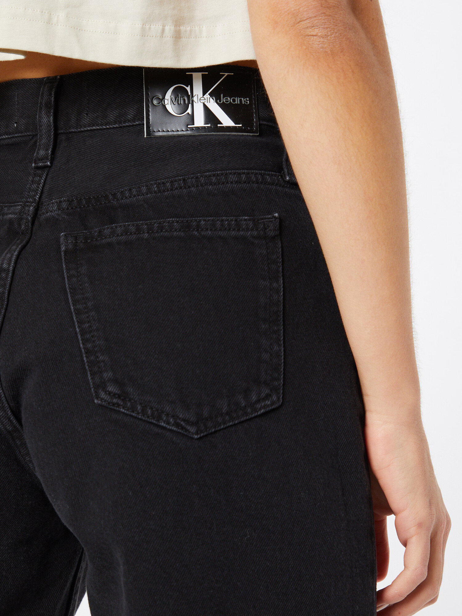 Calvin Klein Jeans Kavbojke črn denim - Pepit.si