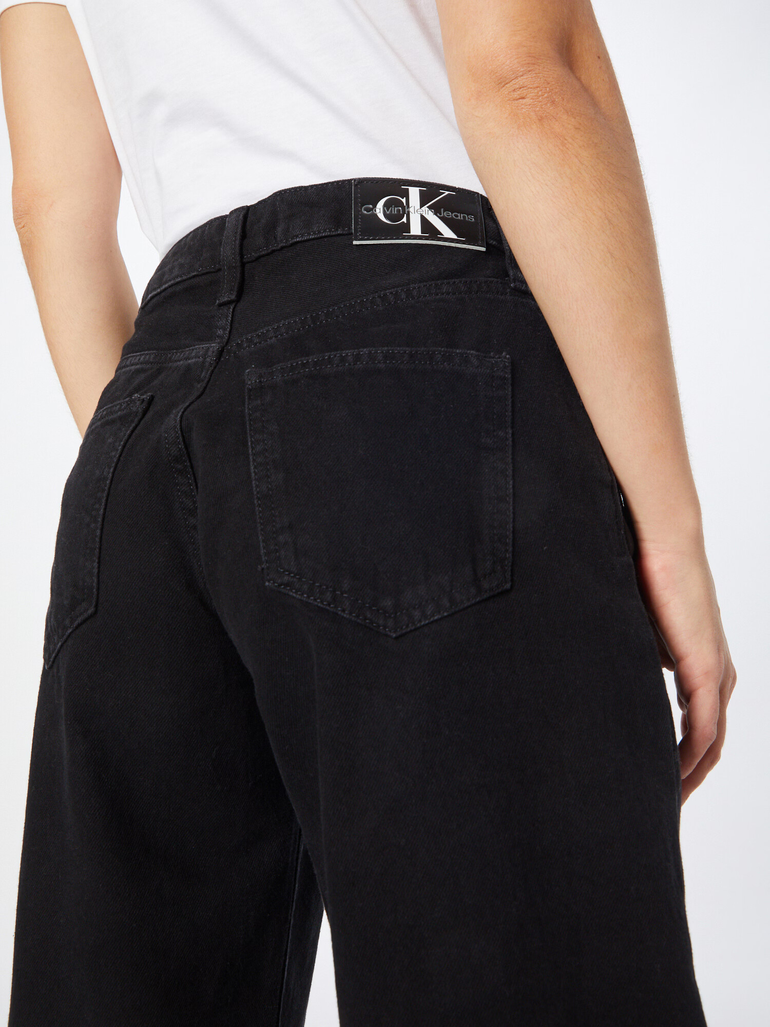 Calvin Klein Jeans Kavbojke črn denim - Pepit.si