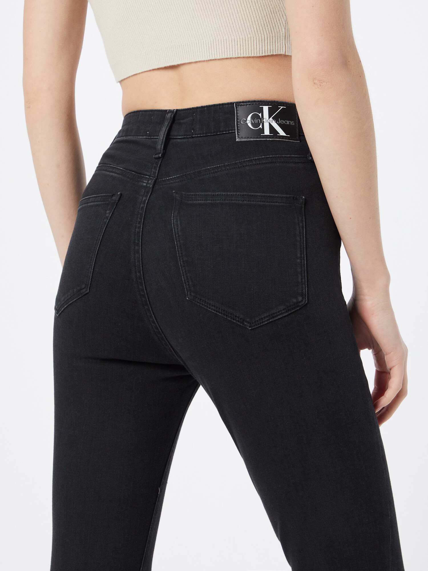 Calvin Klein Jeans Kavbojke črn denim - Pepit.si