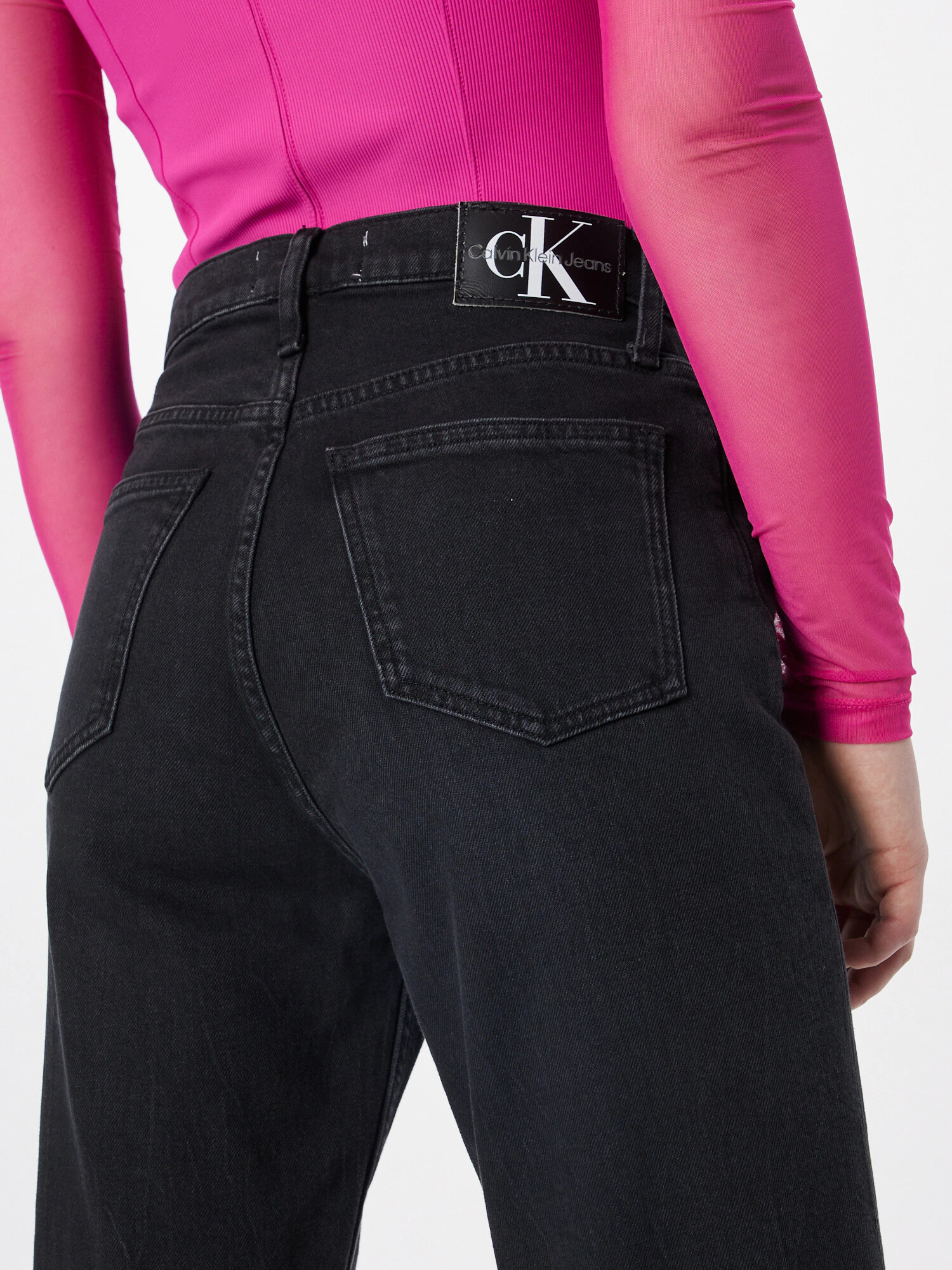 Calvin Klein Jeans Kavbojke črn denim - Pepit.si