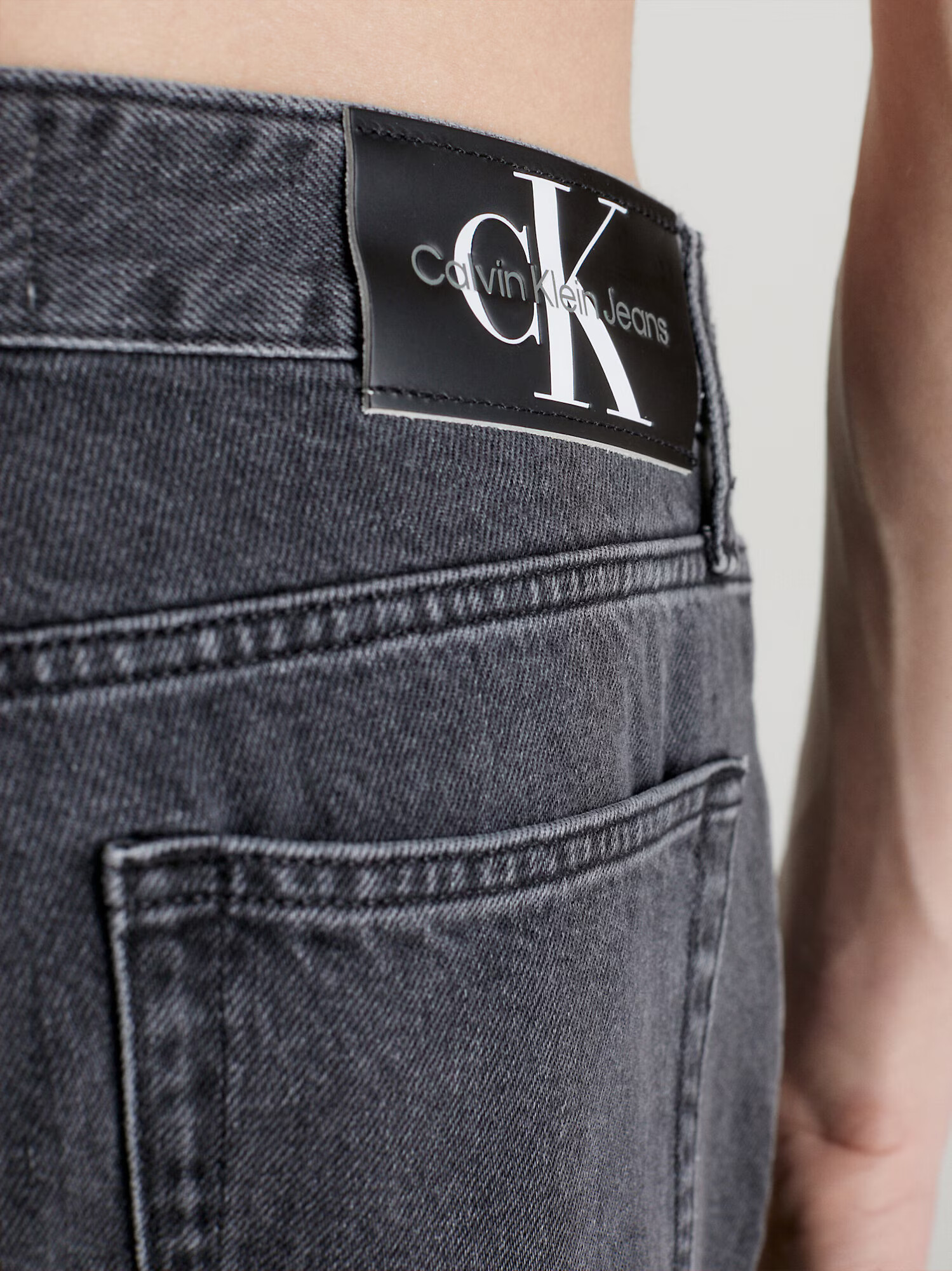 Calvin Klein Jeans Kavbojke črn denim - Pepit.si