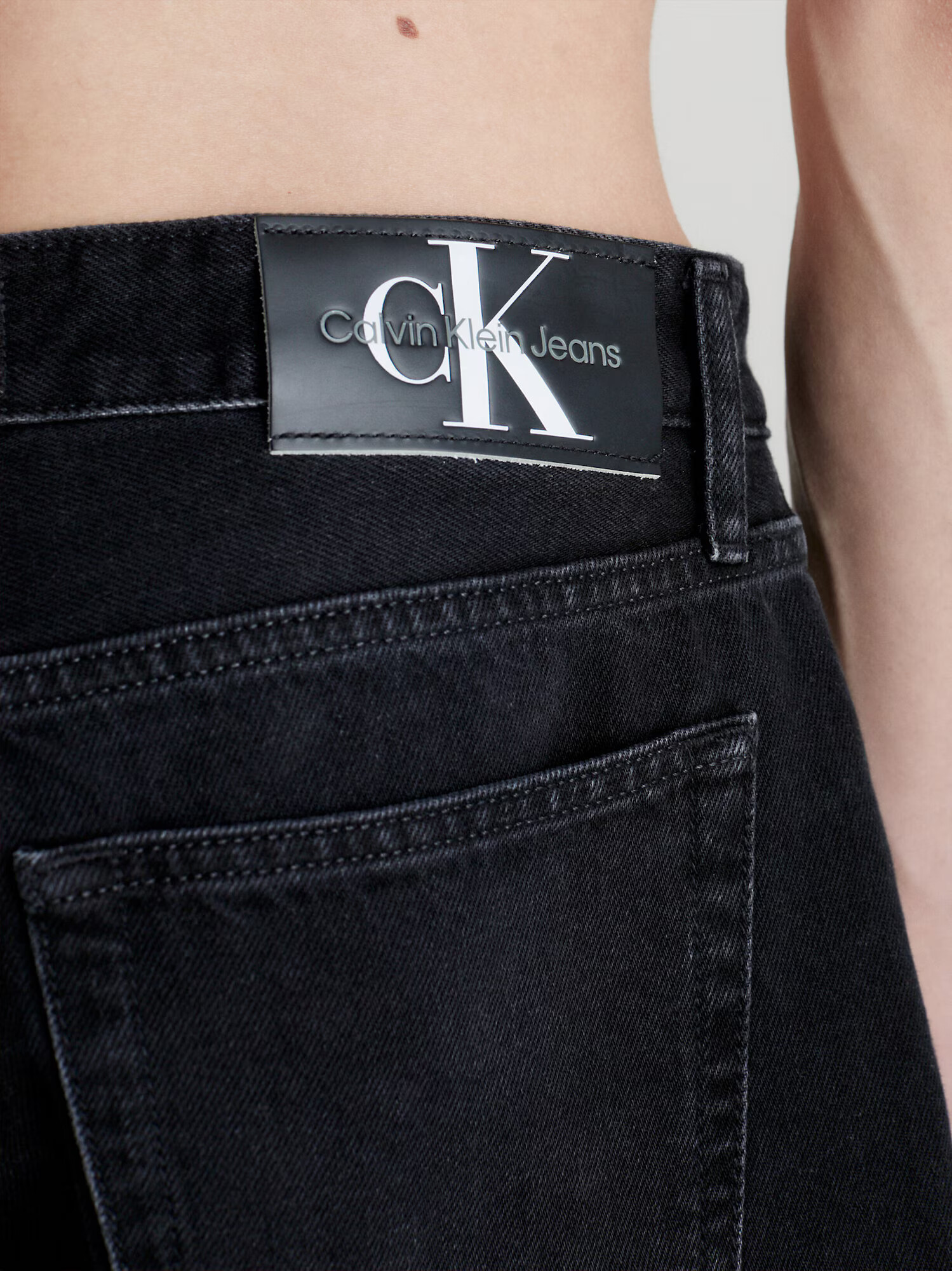 Calvin Klein Jeans Kavbojke črn denim - Pepit.si