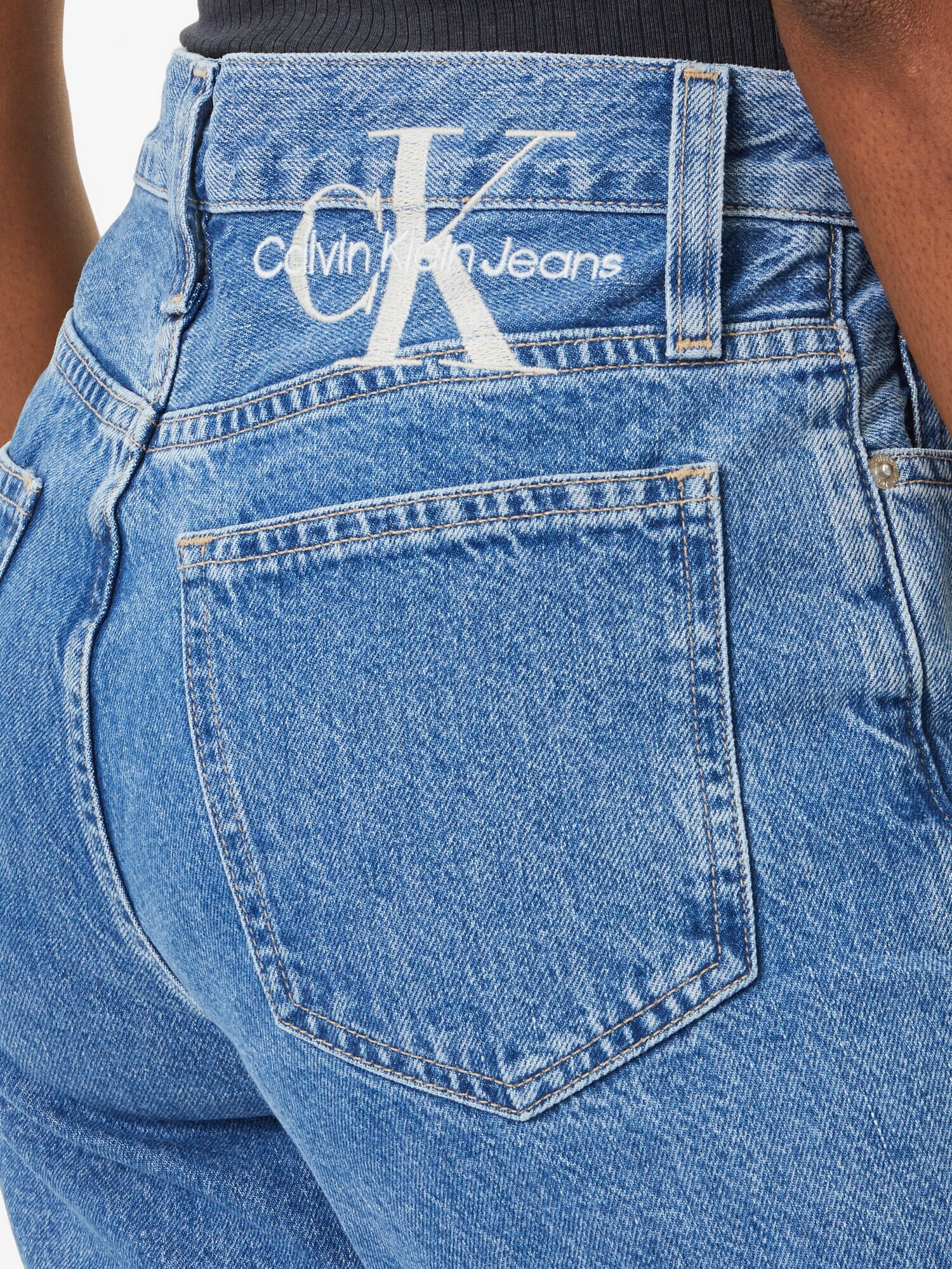 Calvin Klein Kavbojke moder denim - Pepit.si