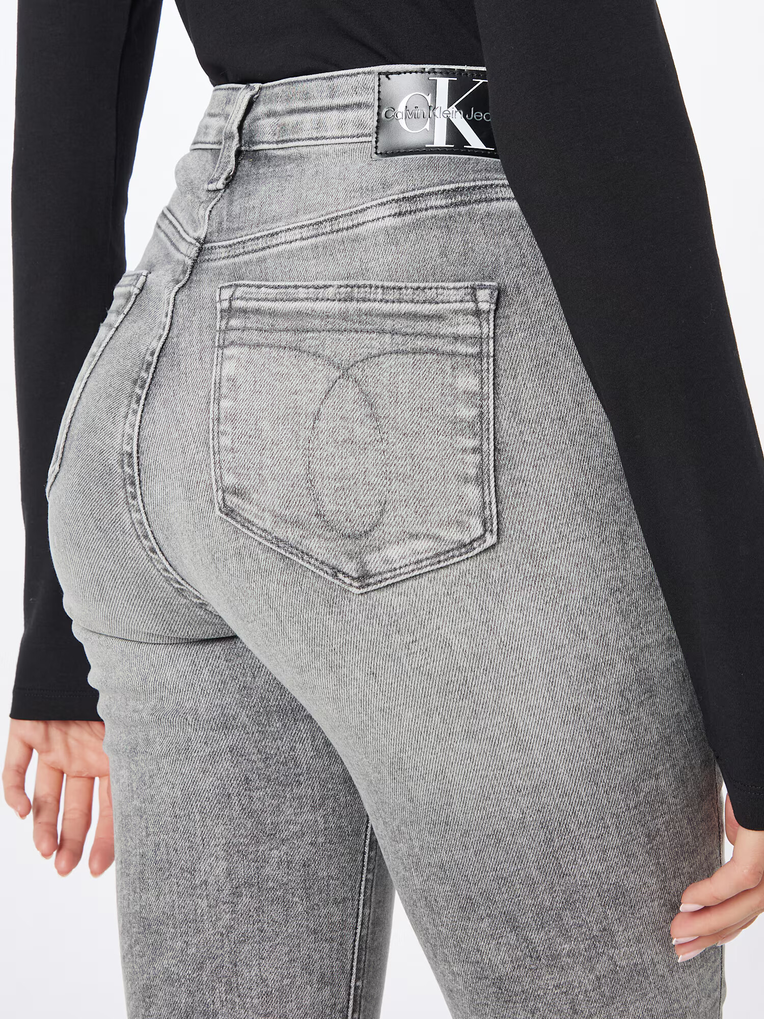 Calvin Klein Jeans Kavbojke siv denim - Pepit.si