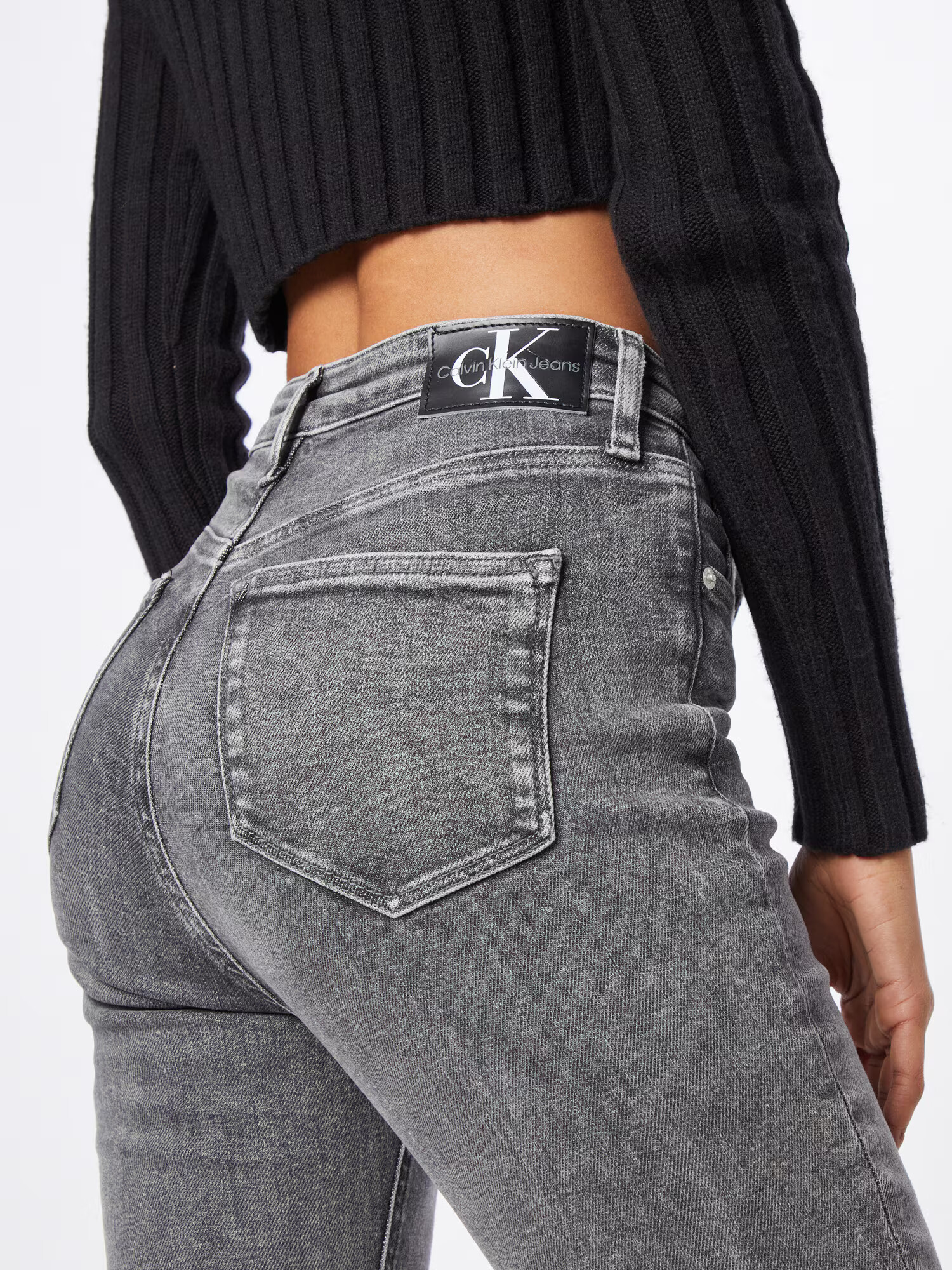 Calvin Klein Jeans Kavbojke siv denim - Pepit.si