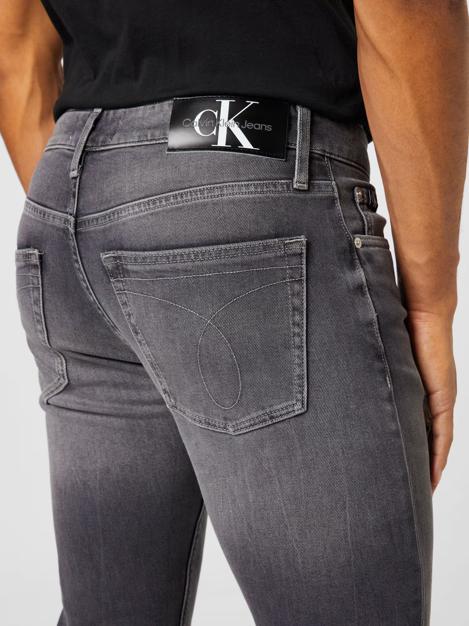 Calvin Klein Jeans Kavbojke siv denim - Pepit.si