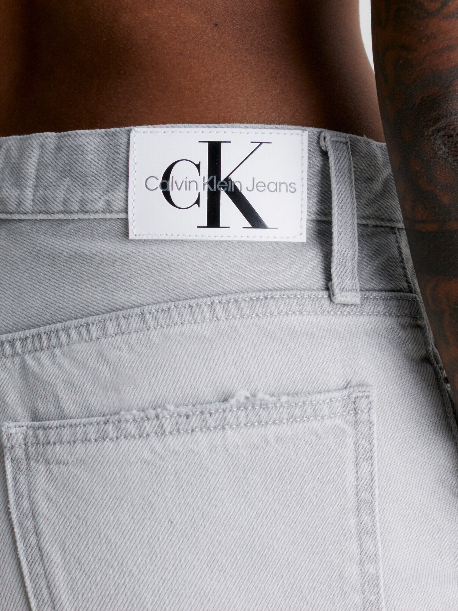 Calvin Klein Jeans Kavbojke siv denim - Pepit.si