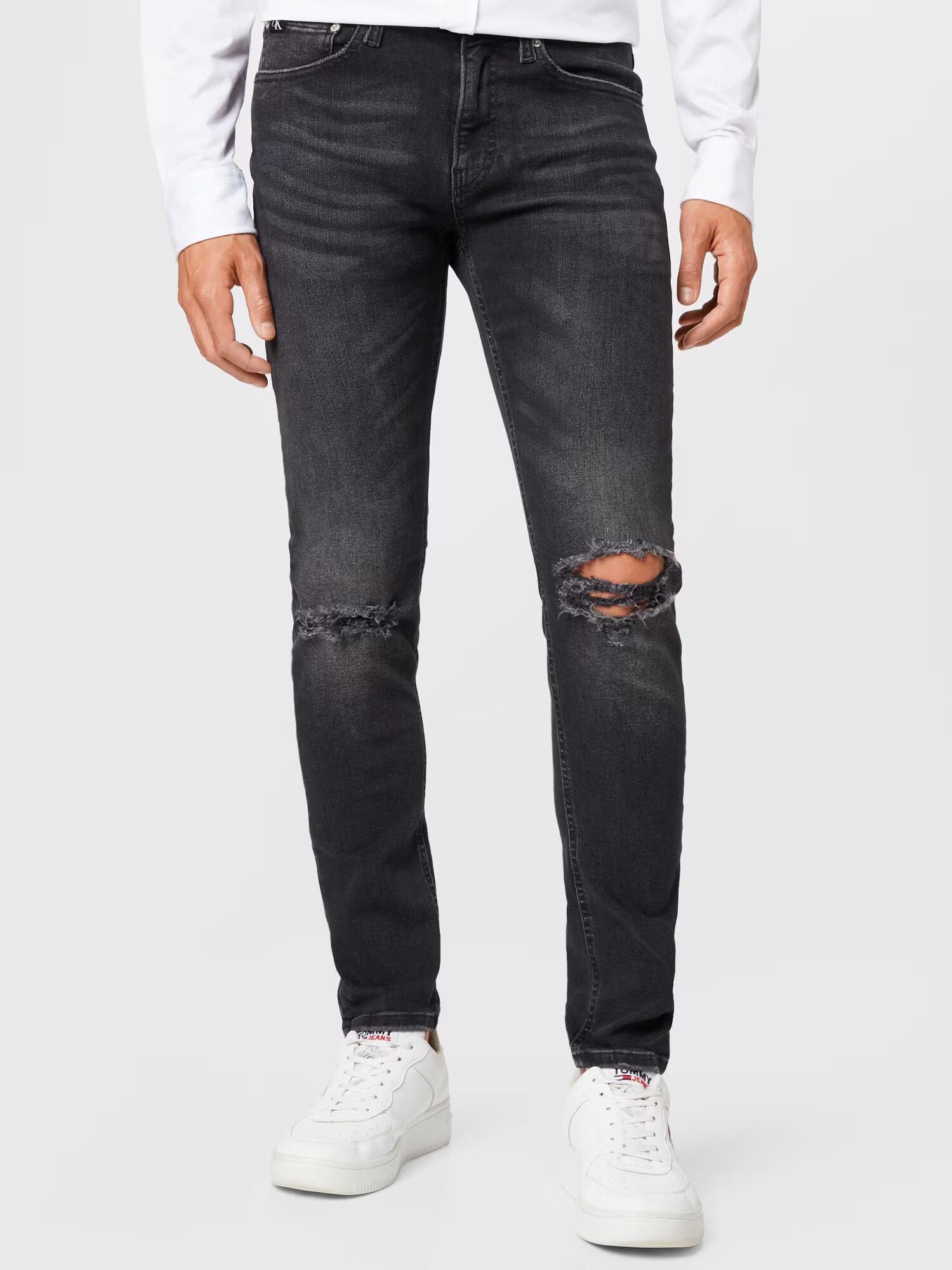 Calvin Klein Jeans Kavbojke 'SKINNY' črn denim - Pepit.si