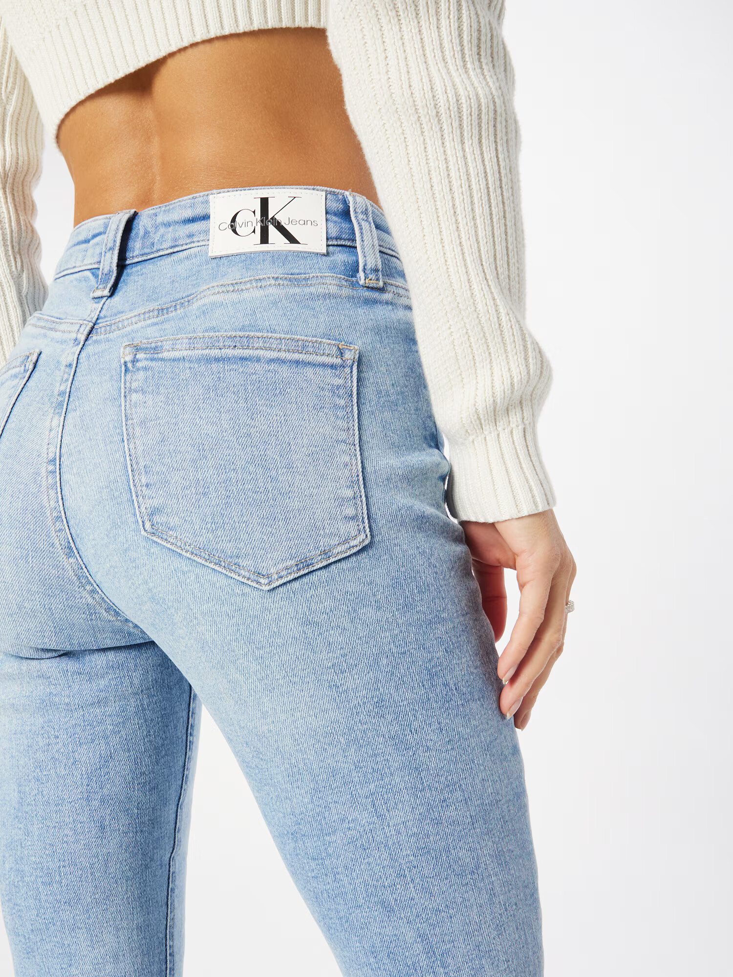 Calvin Klein Jeans Kavbojke svetlo modra - Pepit.si