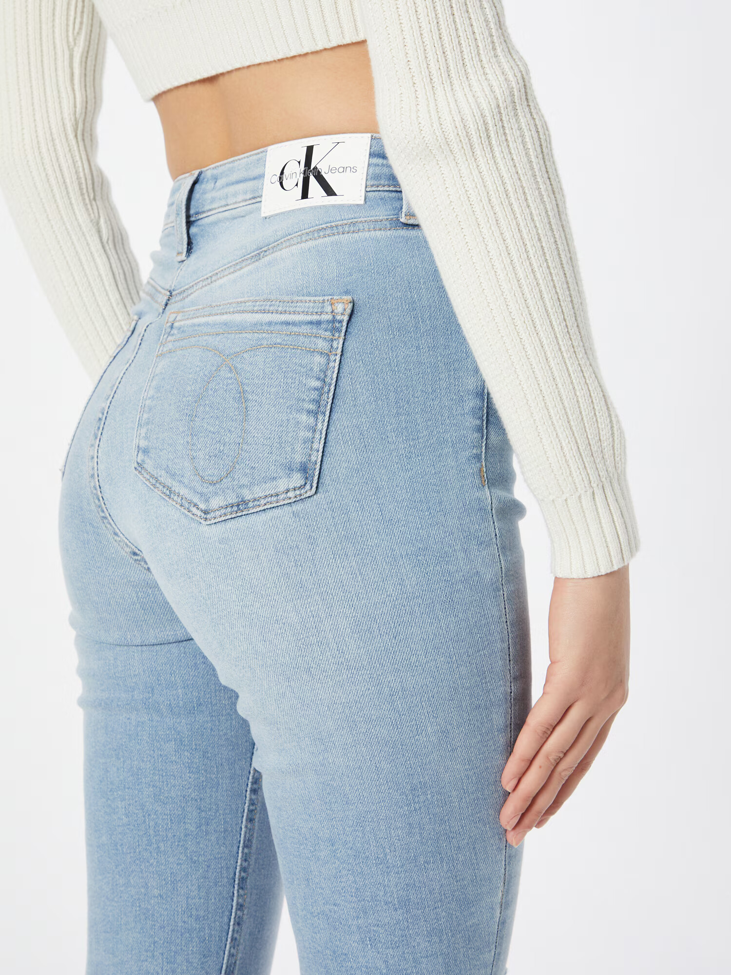 Calvin Klein Jeans Kavbojke svetlo modra - Pepit.si