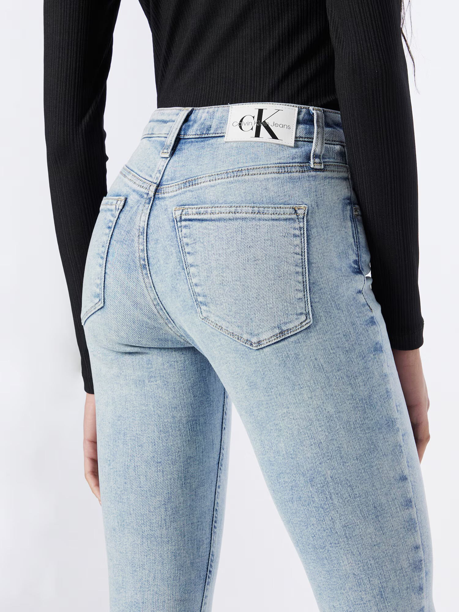 Calvin Klein Jeans Kavbojke svetlo modra - Pepit.si