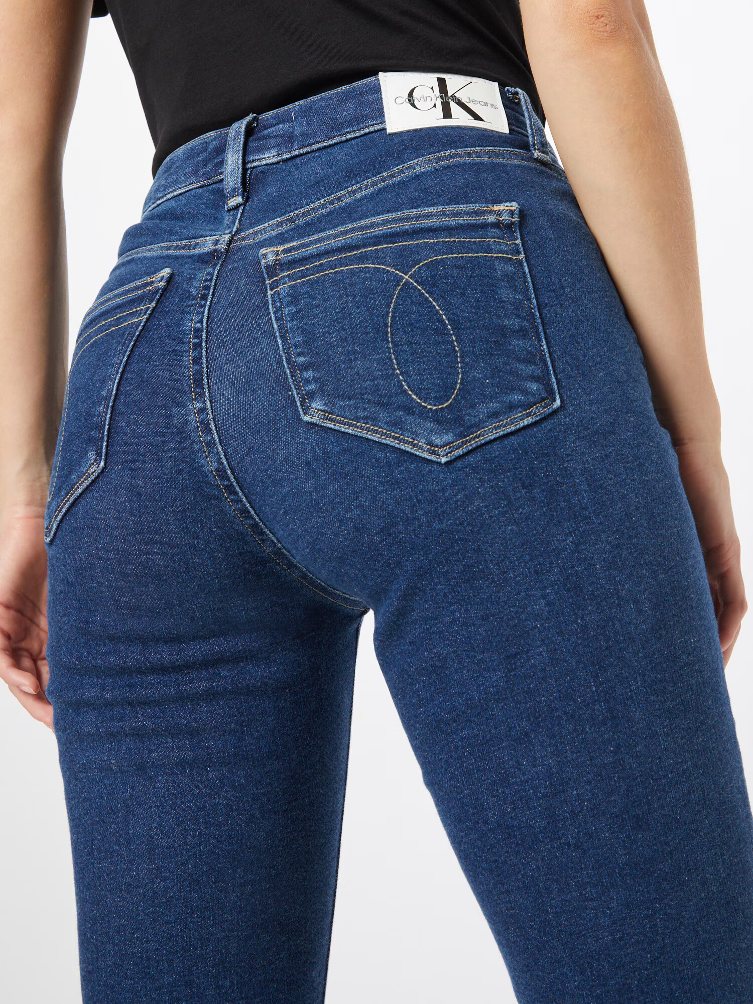 Calvin Klein Jeans Kavbojke temno modra - Pepit.si