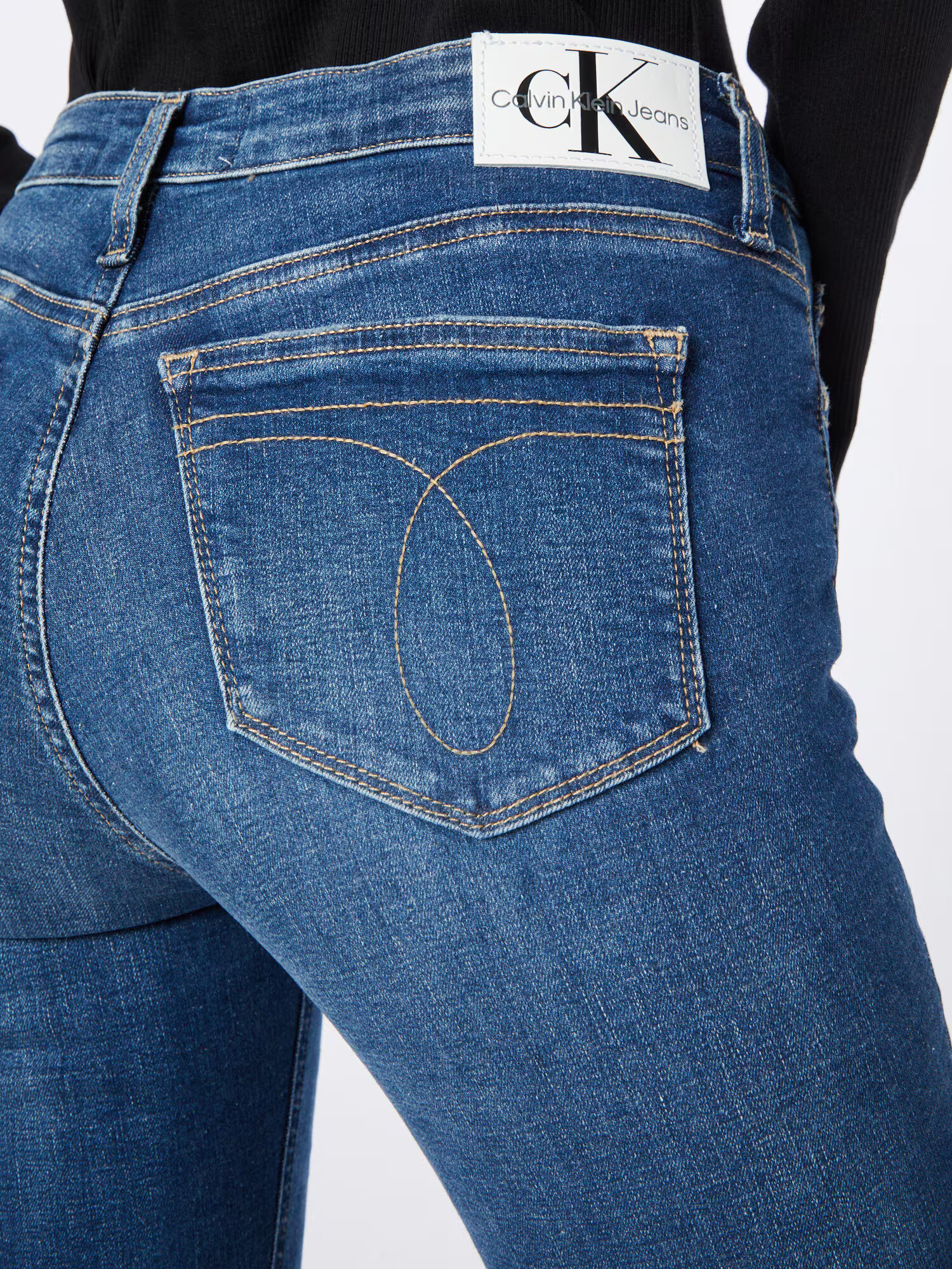 Calvin Klein Jeans Kavbojke temno modra - Pepit.si