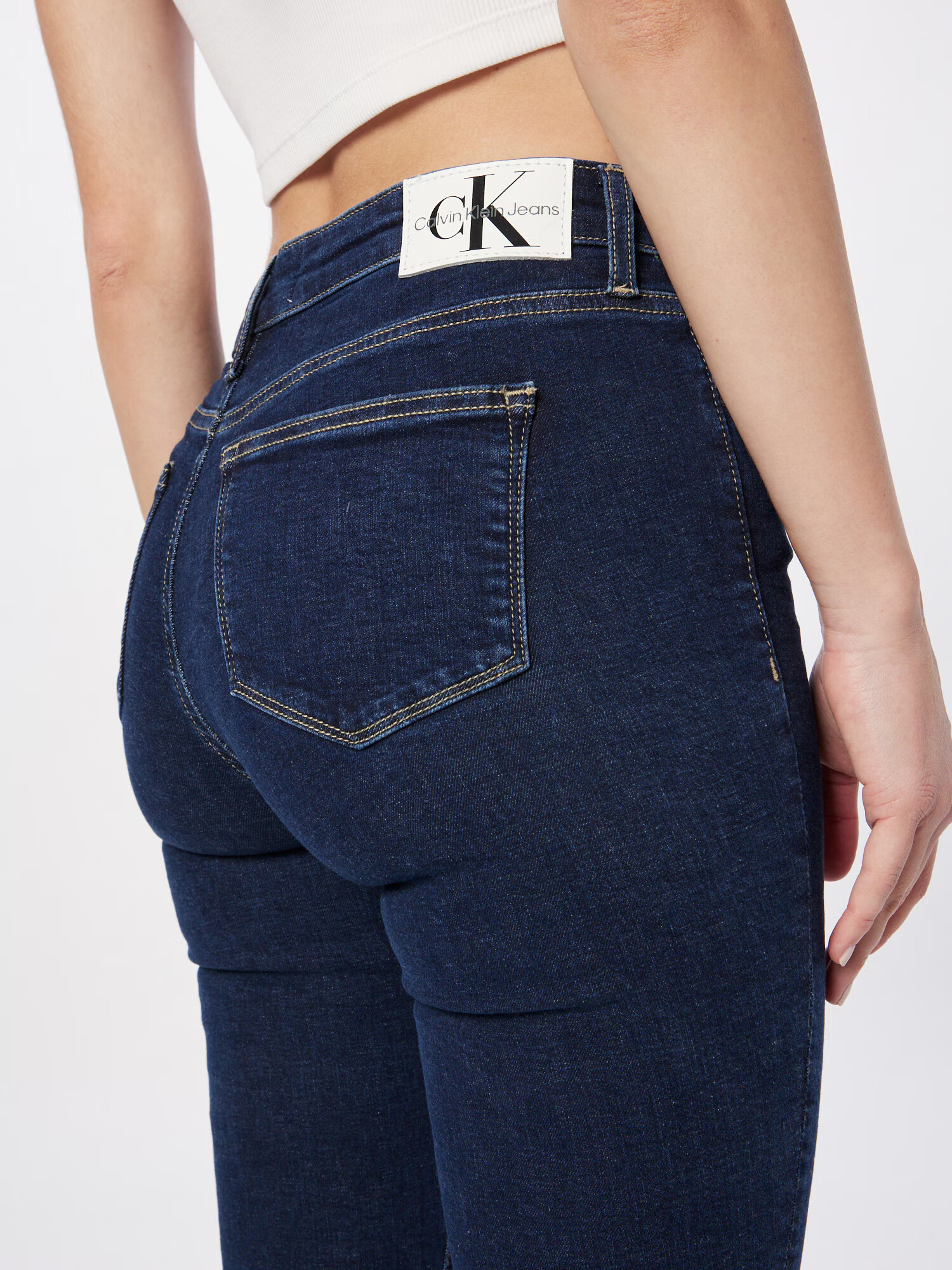 Calvin Klein Jeans Kavbojke temno modra - Pepit.si