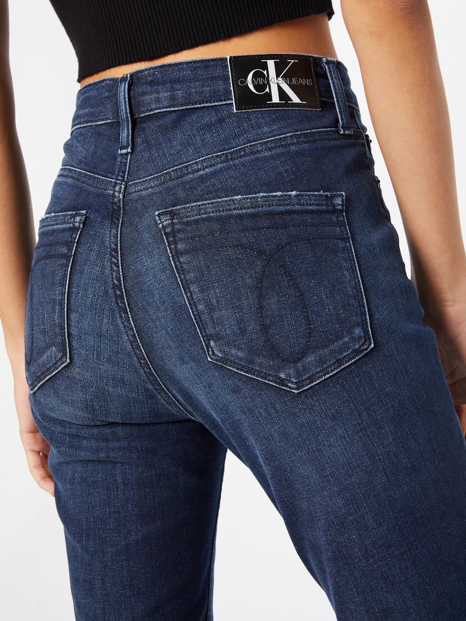 Calvin Klein Jeans Kavbojke temno modra - Pepit.si